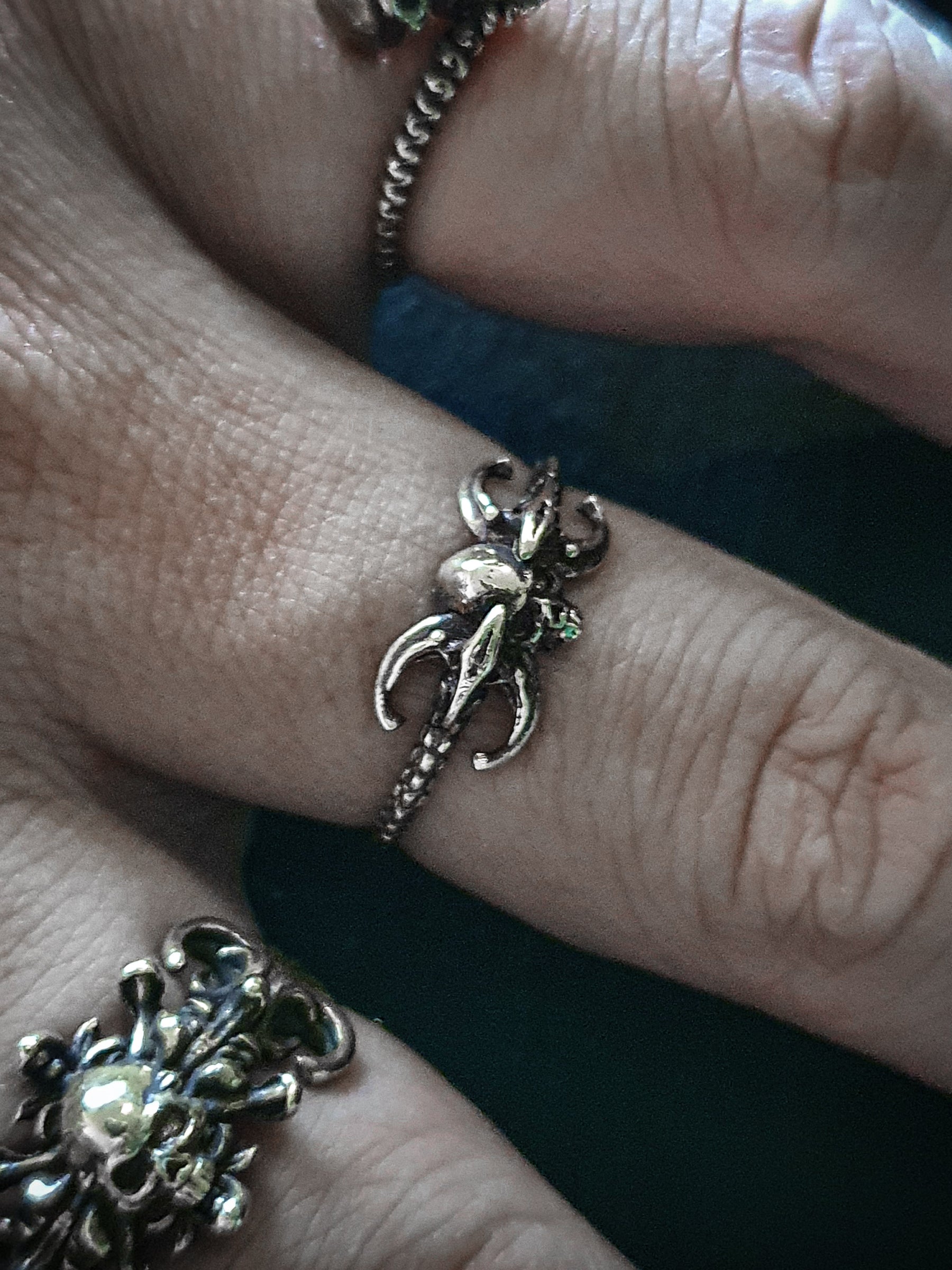 Skull Ring | Three Moons Celestial Skull Ring