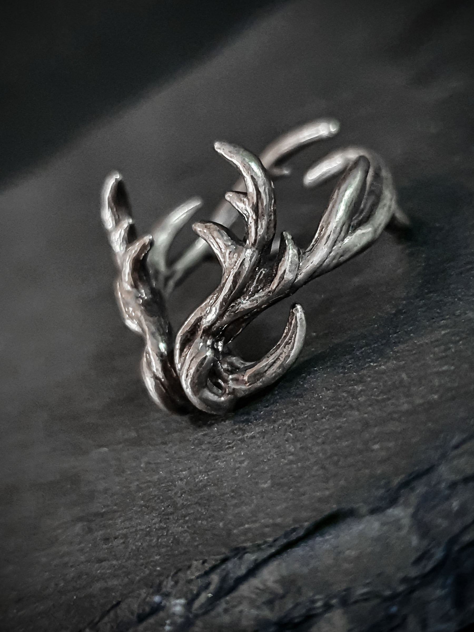 Beast Ring | Deer Horns Antler adjustable