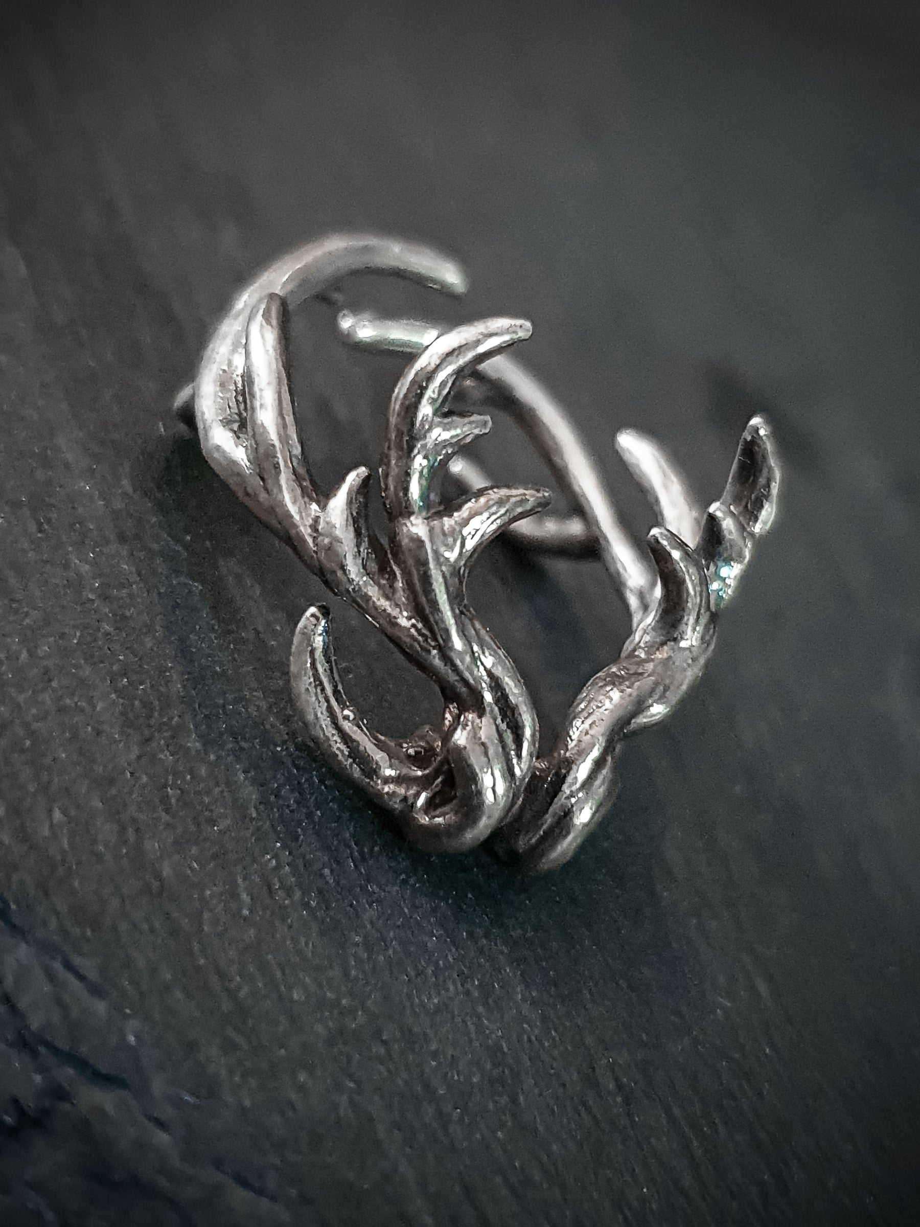 Beast Ring | Deer Horns Antler adjustable