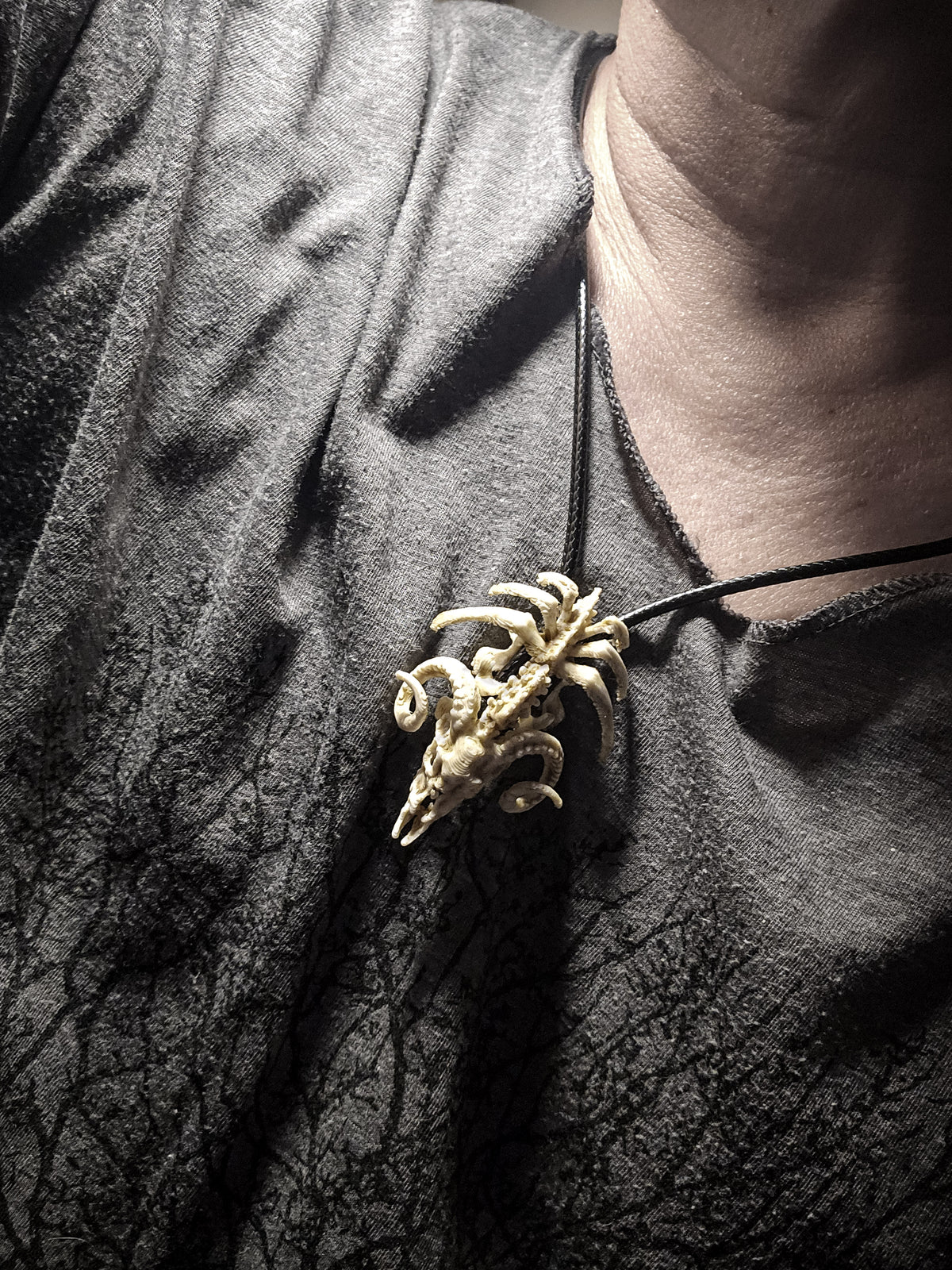 Bones Pendant | Modular Goat Skeleton