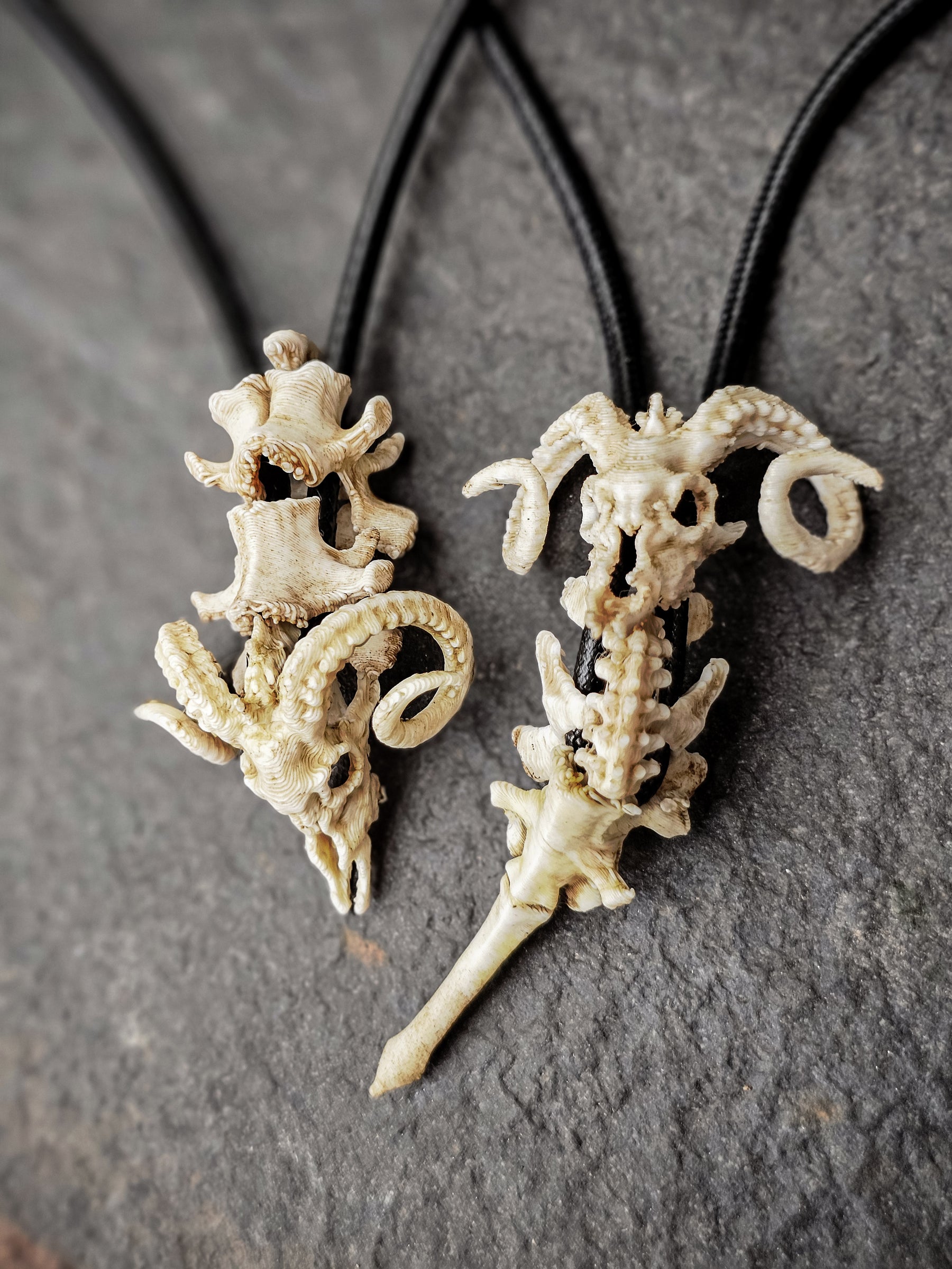 Bones Pendant | Modular Goat Skeleton