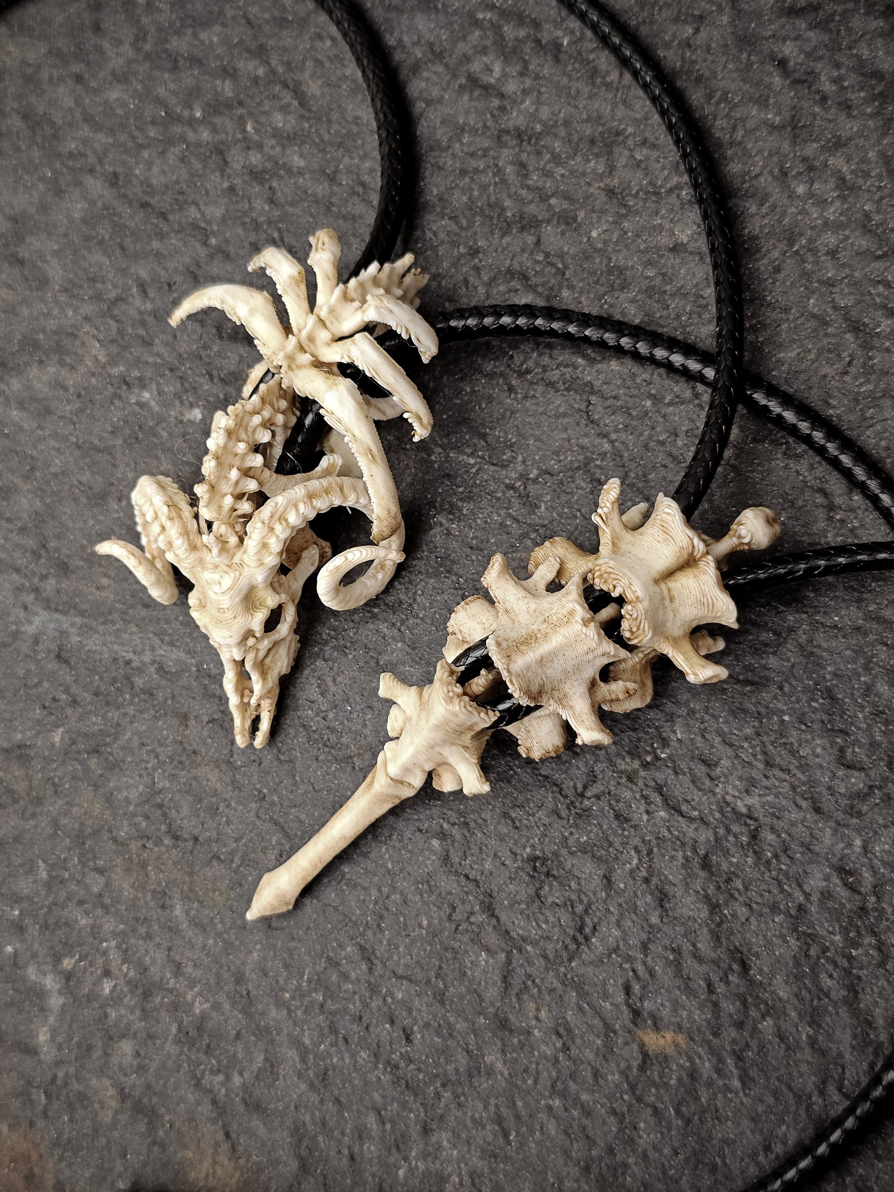 Bones Pendant | Modular Goat Skeleton