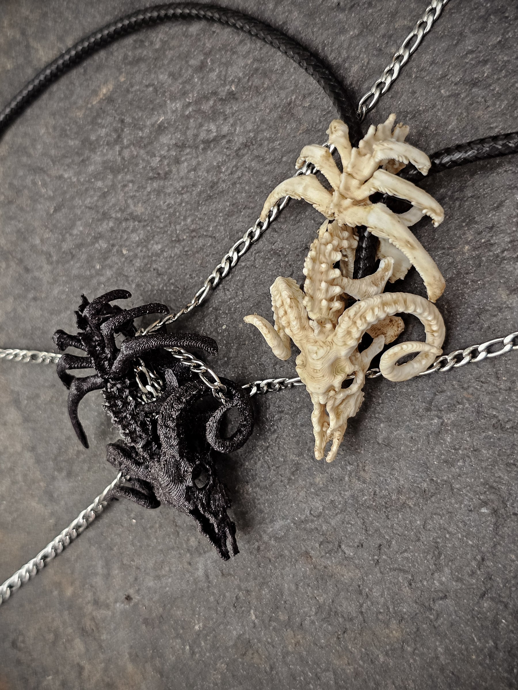 Bones Pendant | Modular Goat Skeleton