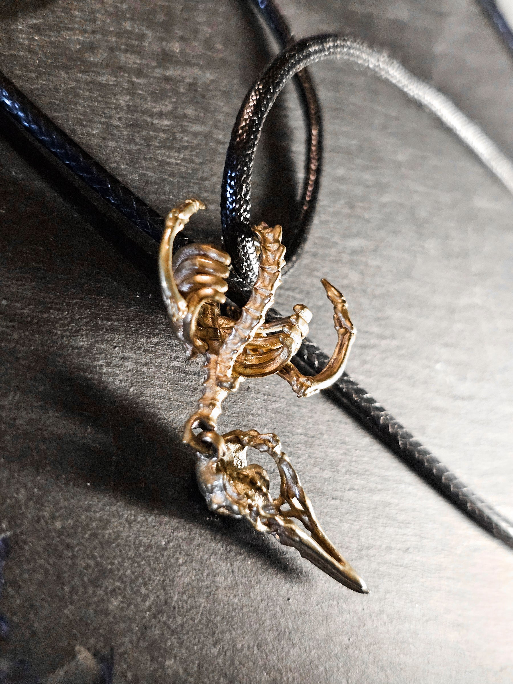 Bones Pendant | Raven Crow Skeleton