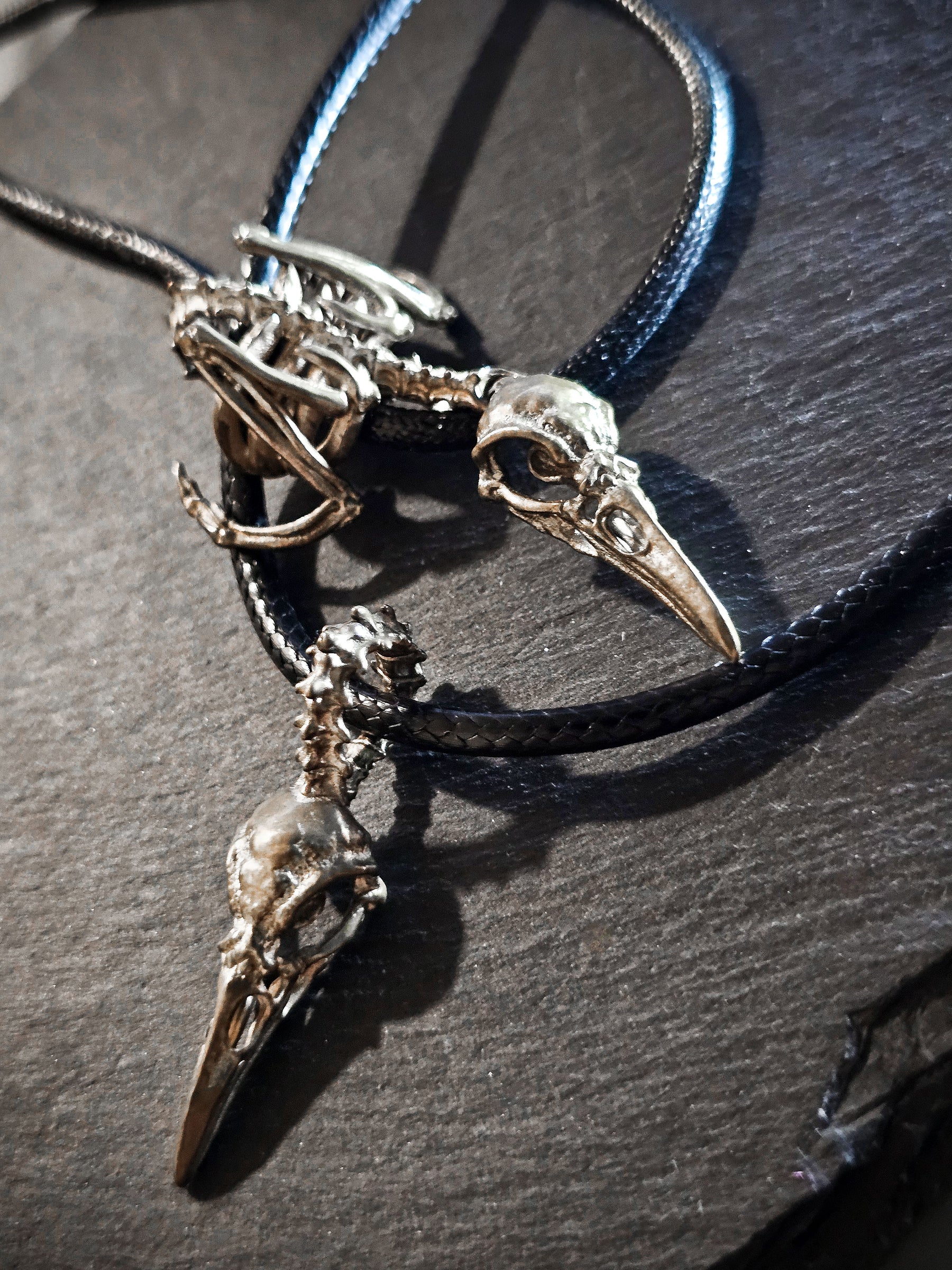 Bones Pendant | Raven Crow Skull