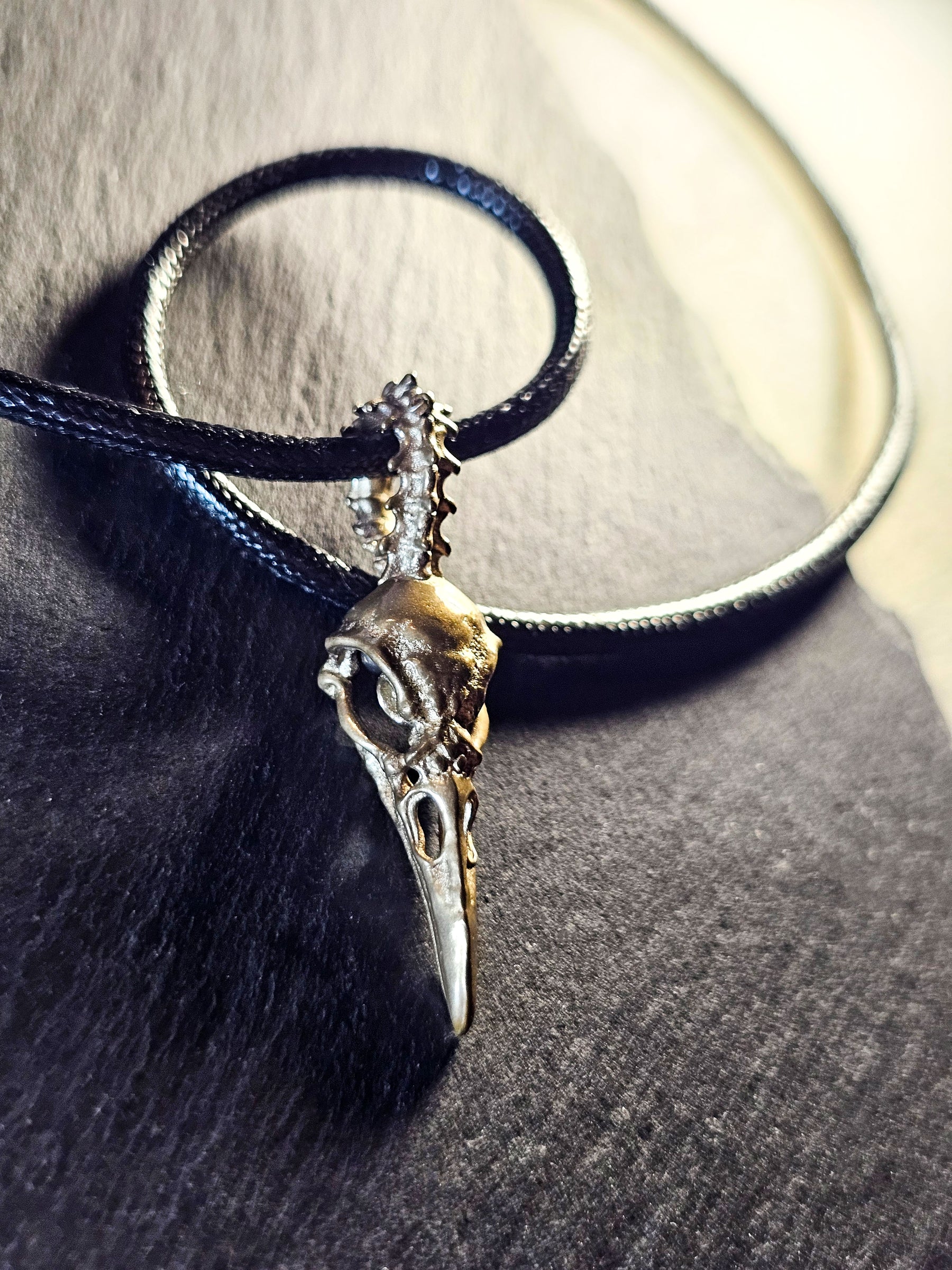 Bones Pendant | Raven Crow Skull