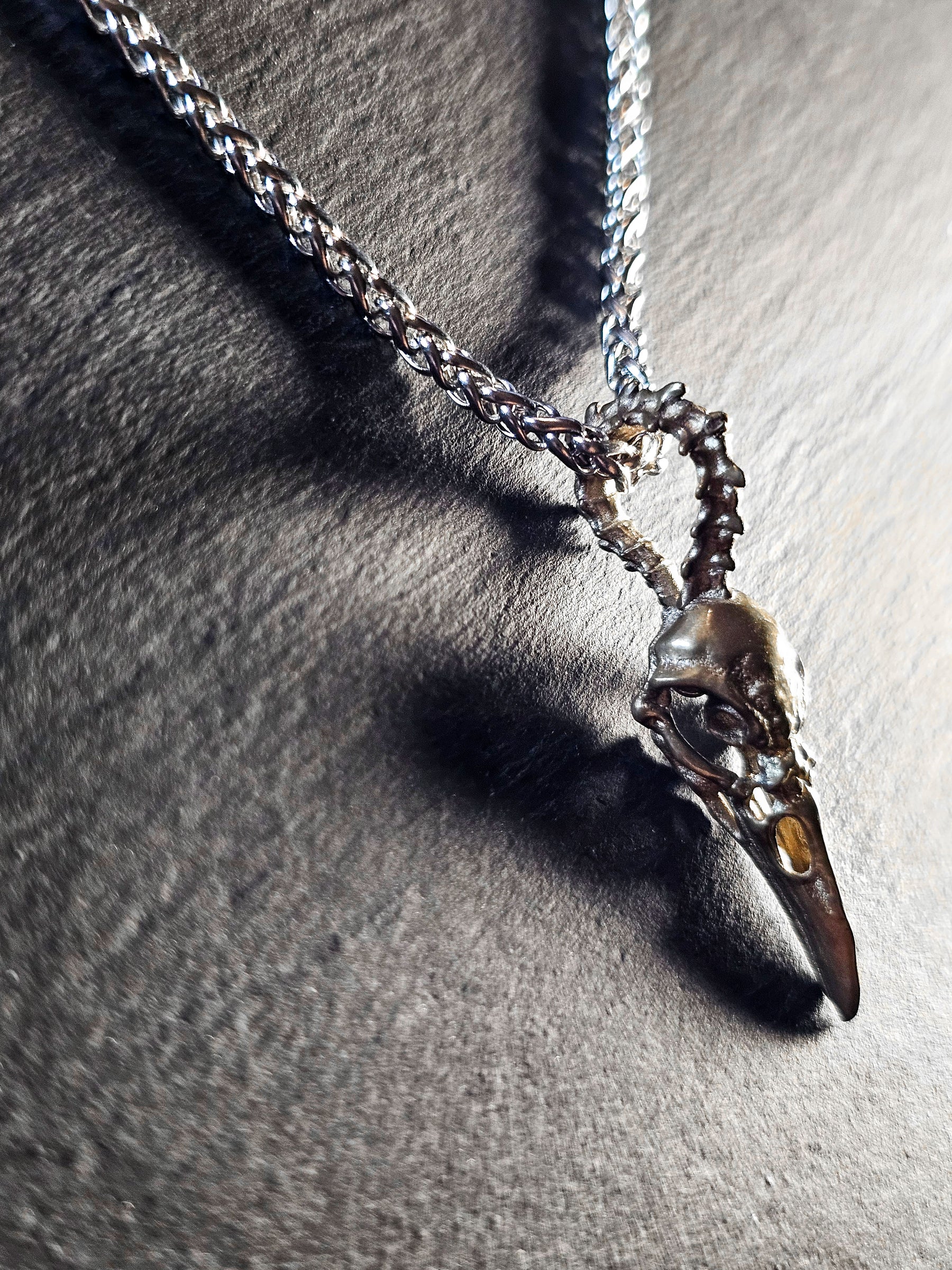 Bones Pendant | Raven Crow Skull