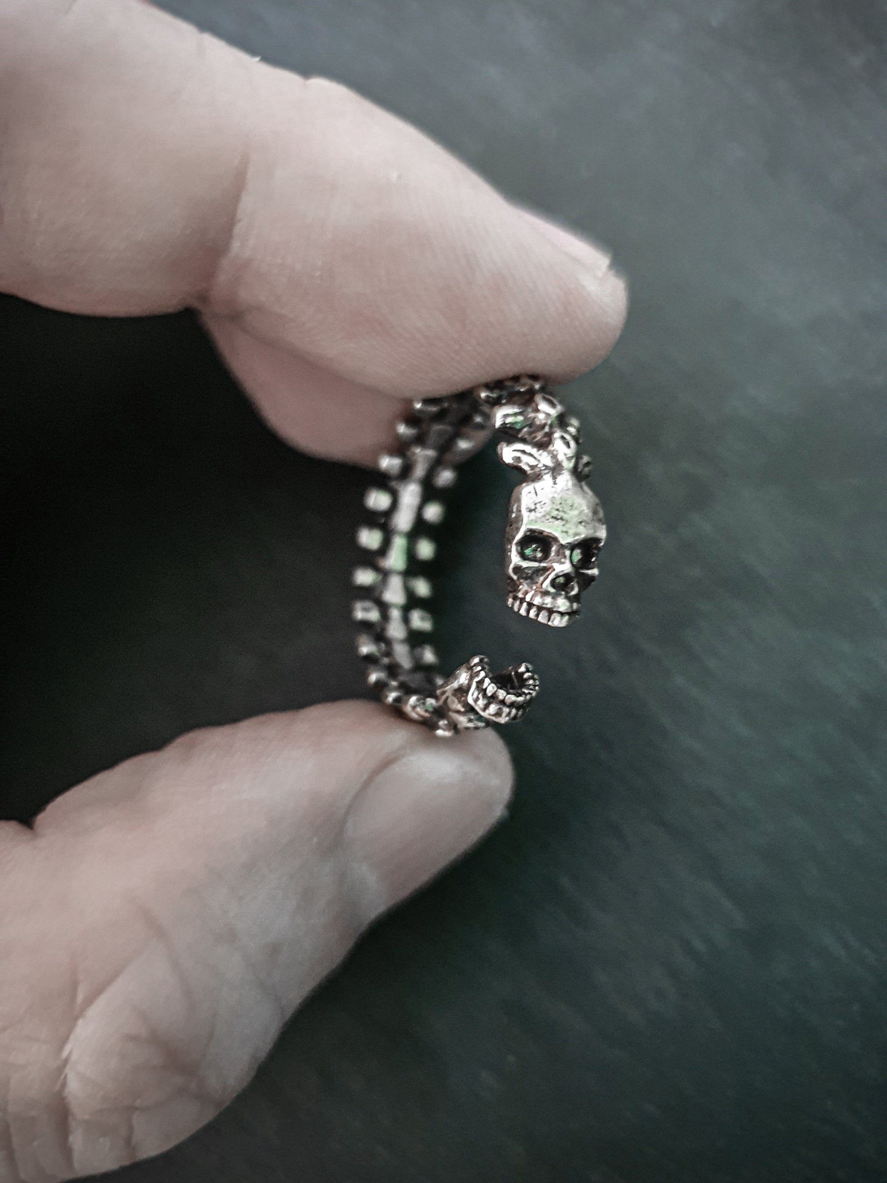 Skull Band | Side Stacker Skeleton Spinal Cord