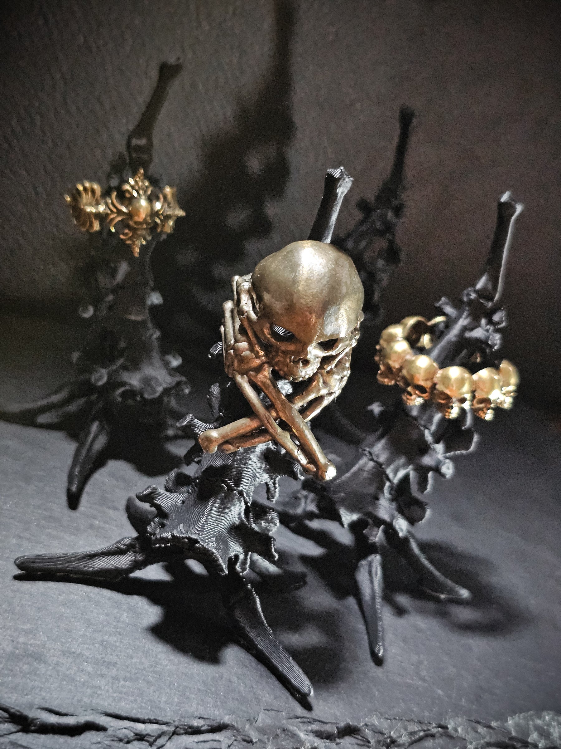 Bones Ring Stand | Vertebrae Throne