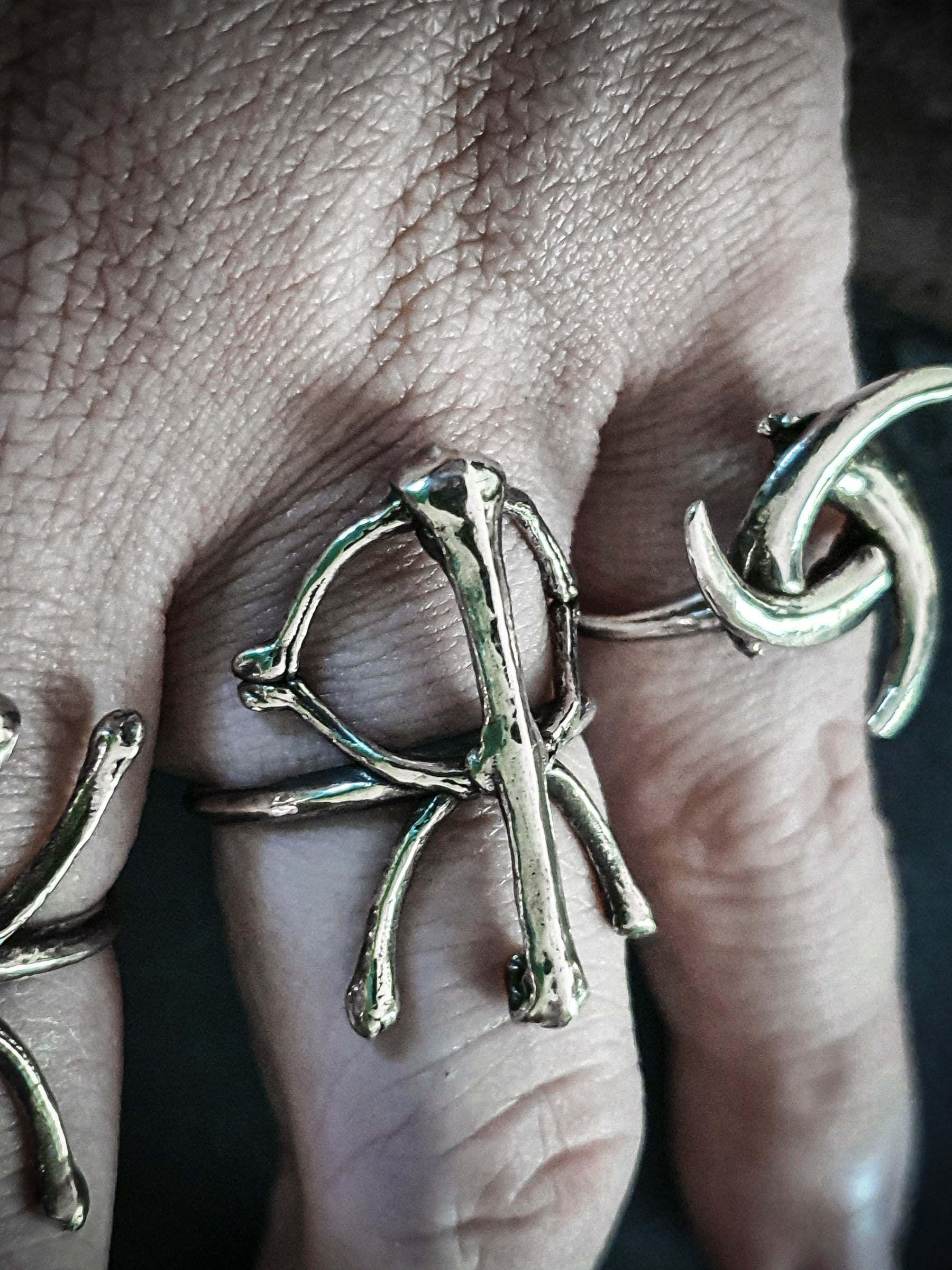 Rune Ring | Viking COURAGE Bindrune Symbol