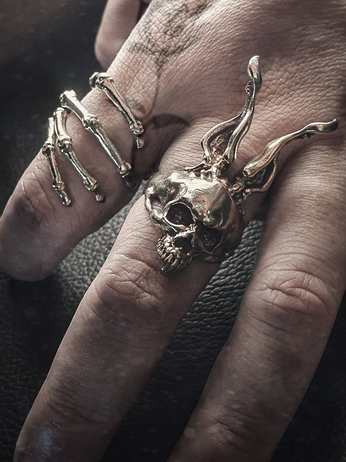 Skull Ring | Playboy Bunny Skull Ring