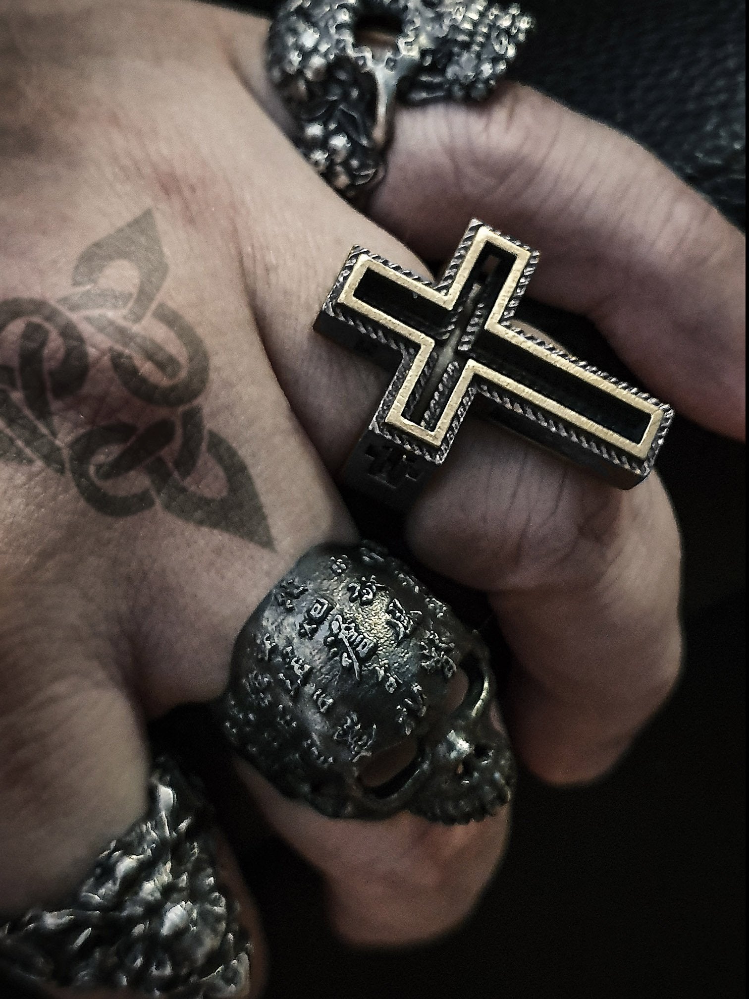 Skull Ring | Asian Scripture