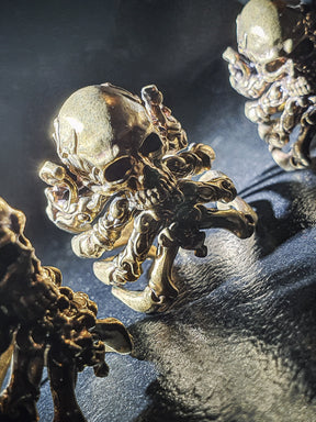 Skull Ring | Decorative Ribcage Skull