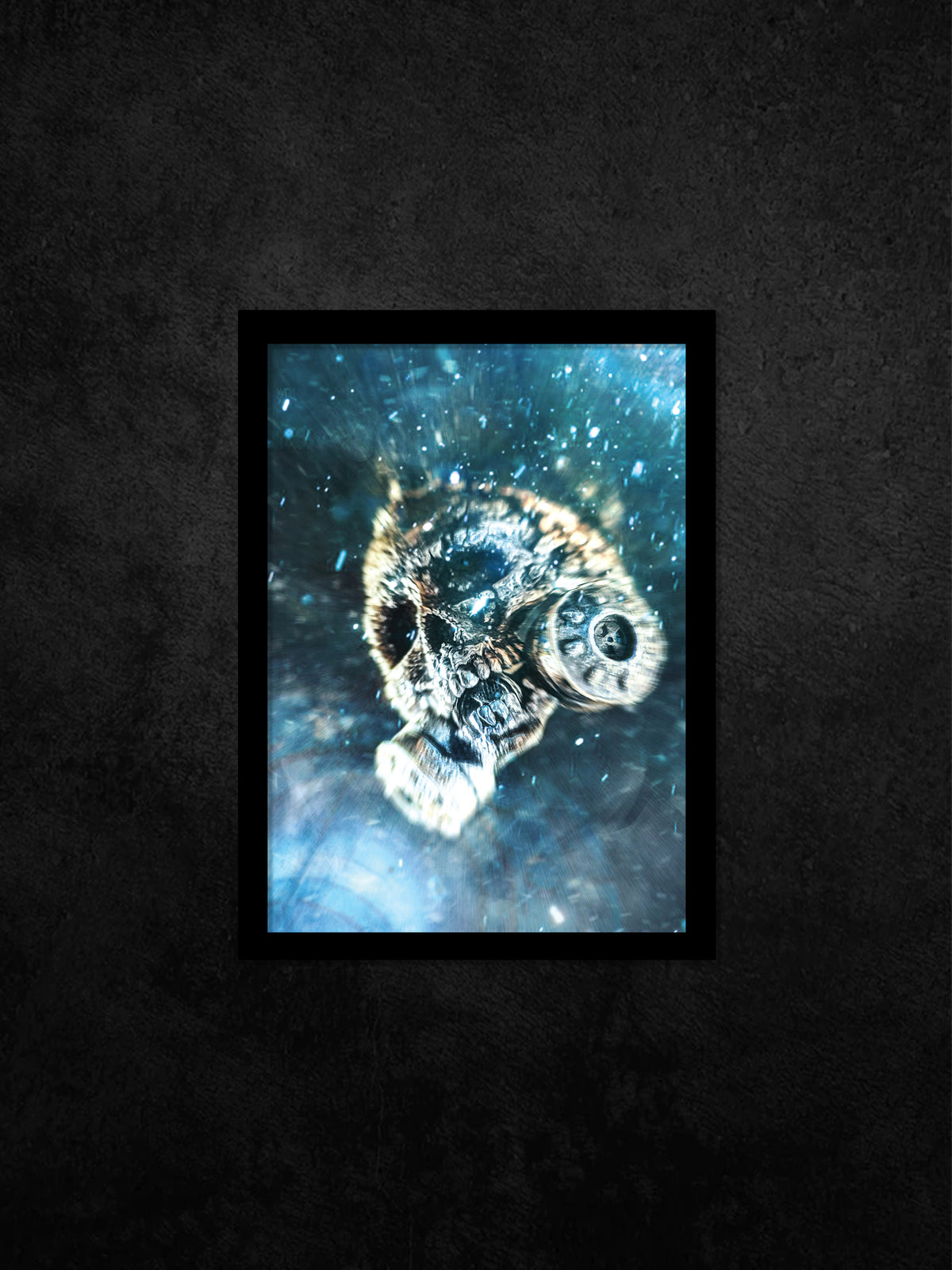 Skull Art Digital Download | Nuclear Fallout Hero Skull Print 03