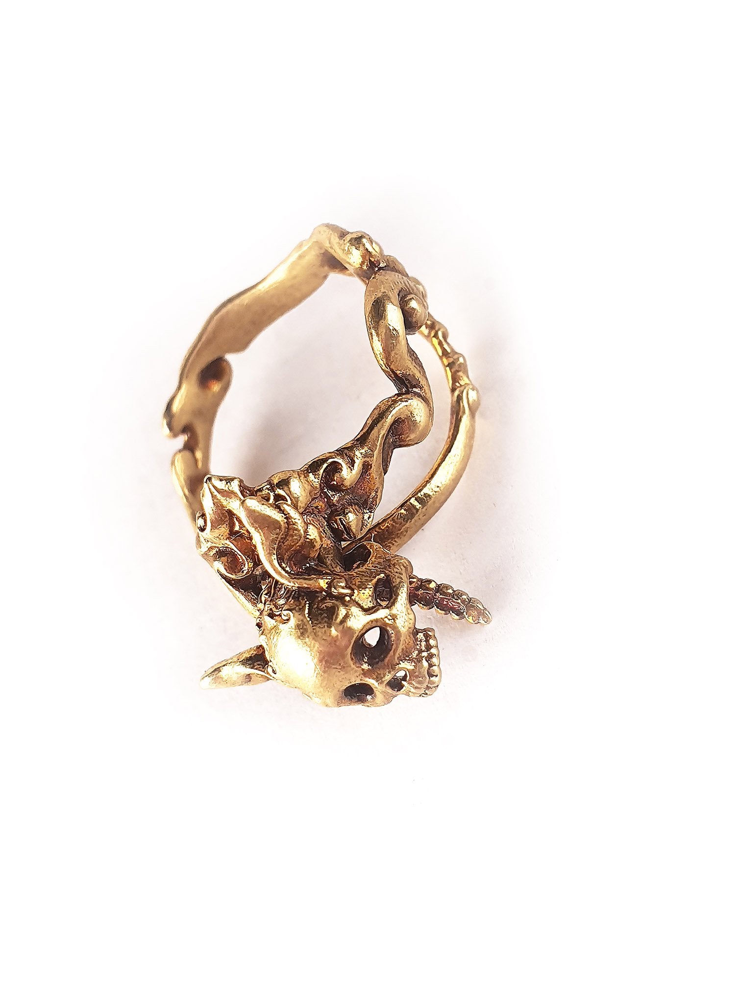 Skull Ring | Dancing Winged Head