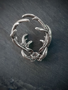 Beast Ring | Deer Horns Antler adjustable