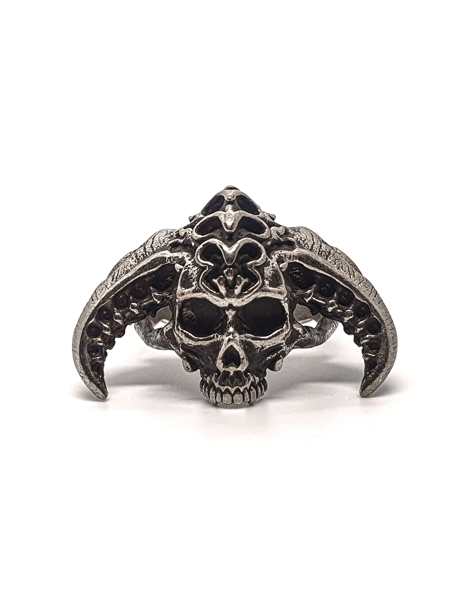 Skull Ring | Horned Diablo