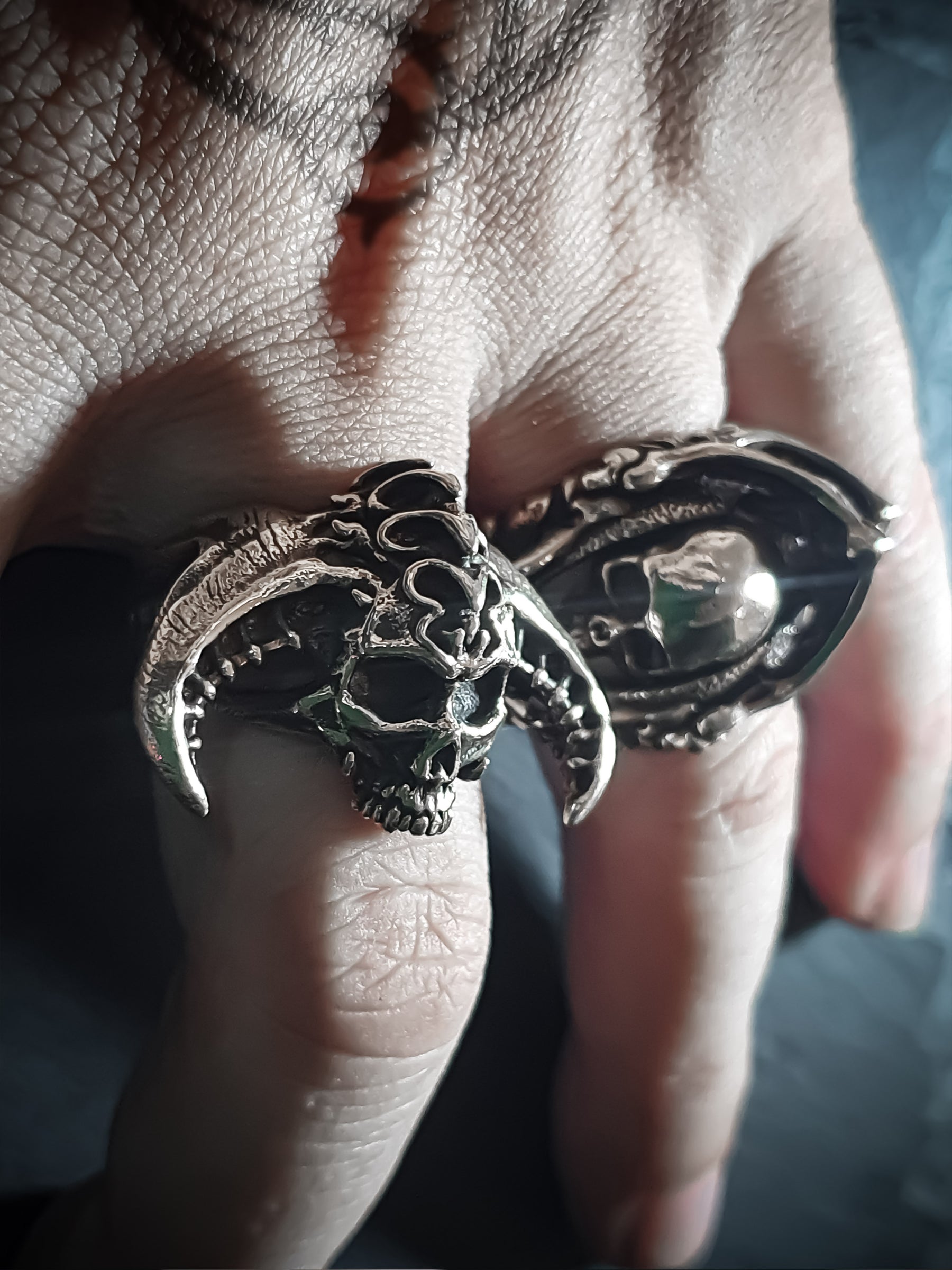 Skull Ring | Horned Diablo