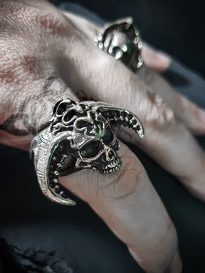 Skull Ring | Horned Diablo