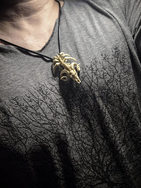 Bones Pendant | Modular Goat Skeleton