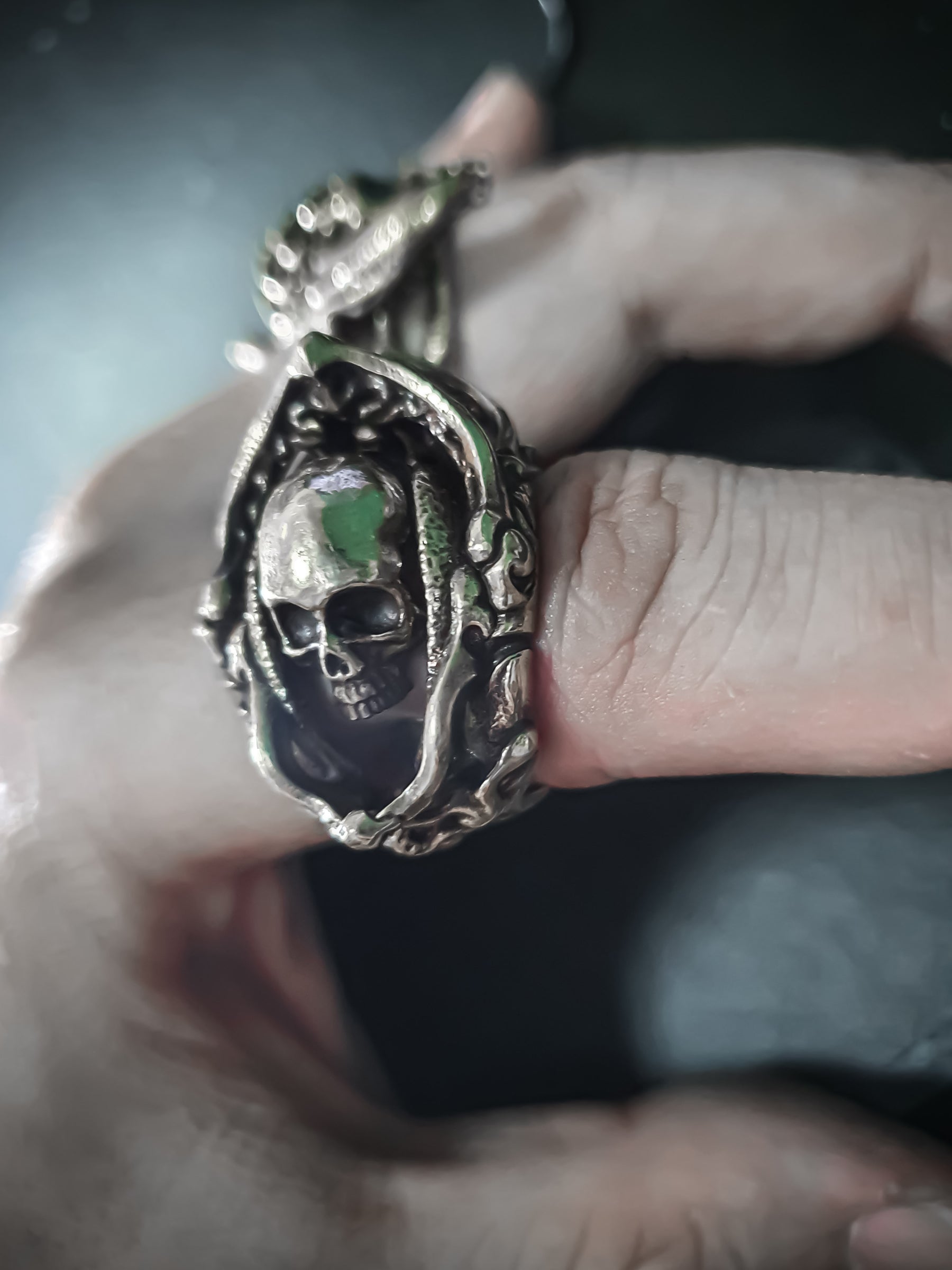 Skull Ring | Adjustable Death Knight Armor Warrior