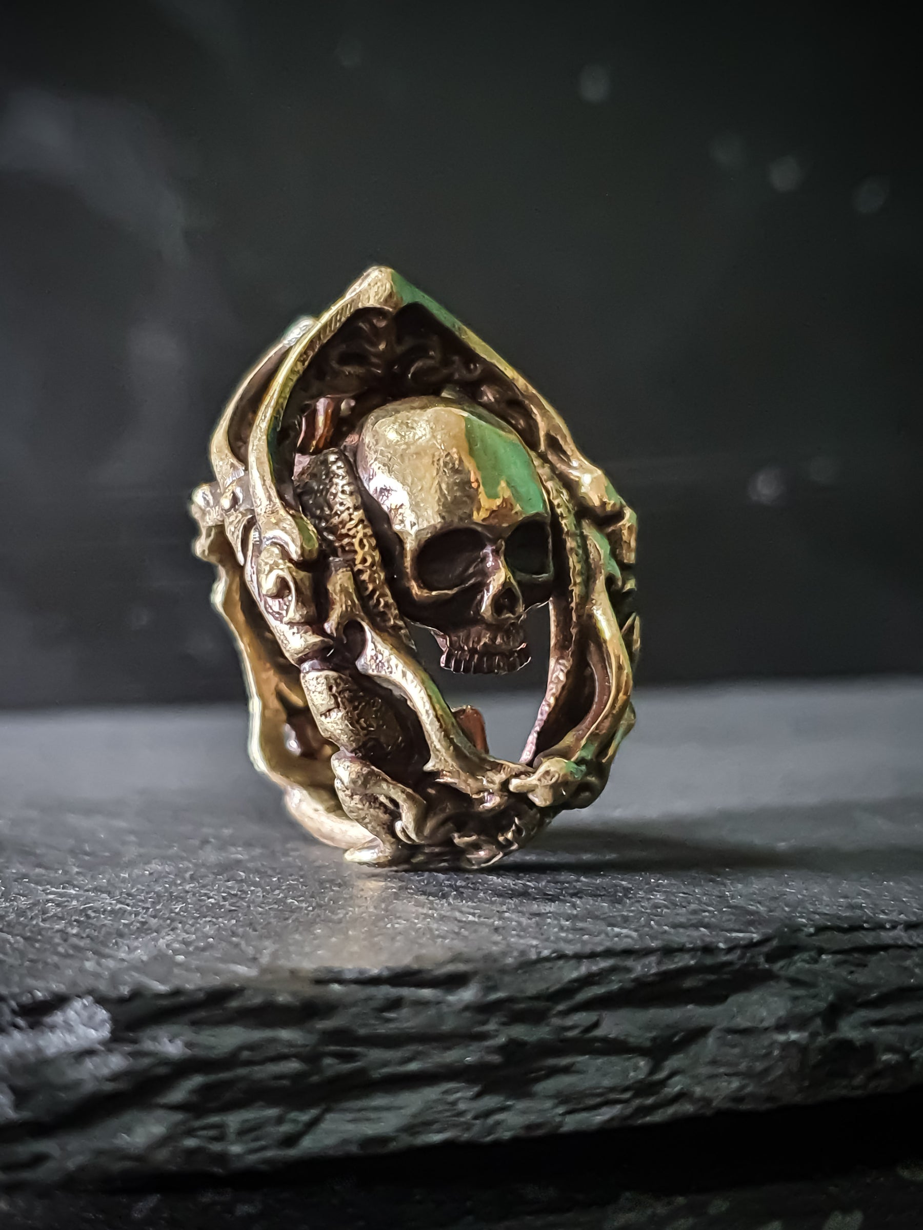 Skull Ring | Adjustable Death Knight Armor Warrior