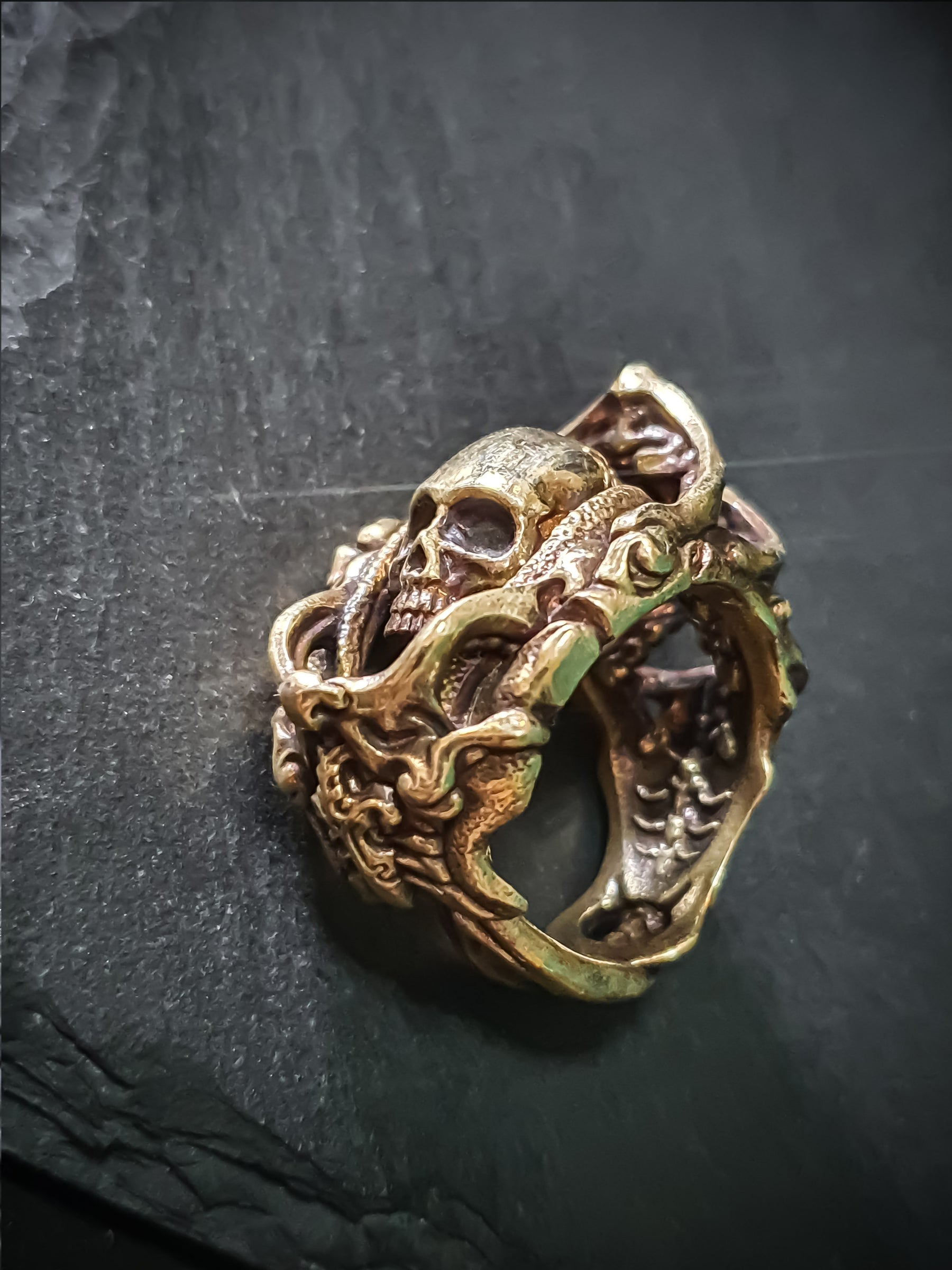 Skull Ring | Adjustable Death Knight Armor Warrior