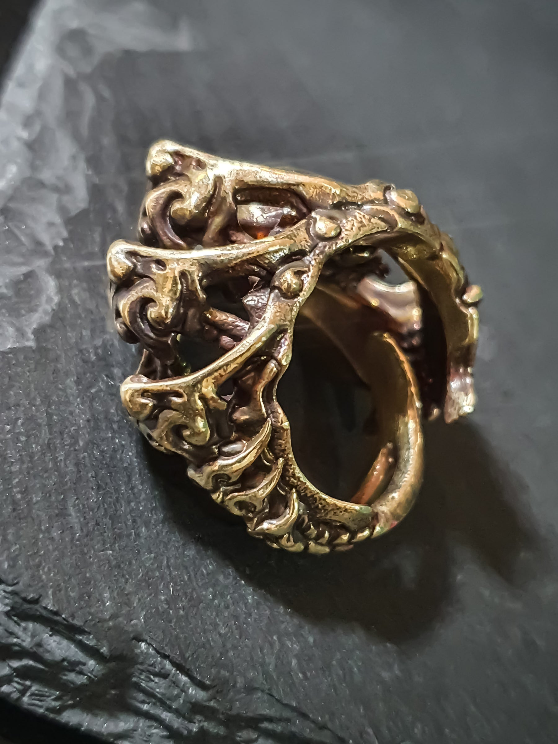 Skull Ring | Adjustable Death Knight Armor Warrior