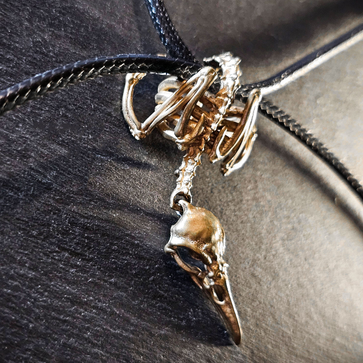 Bones Pendant | Raven Crow Skeleton