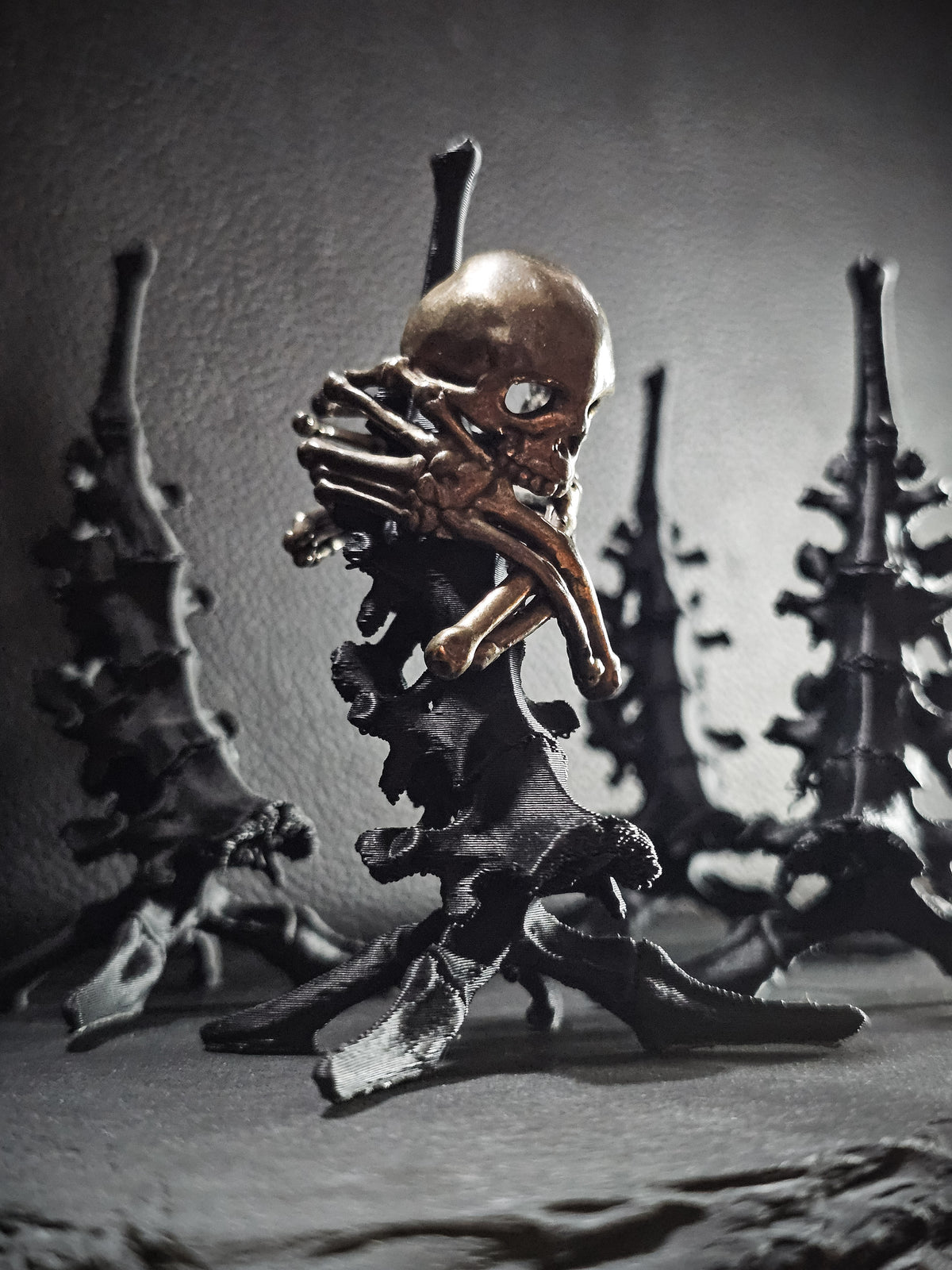 Bones Ring Stand | Vertebrae Throne