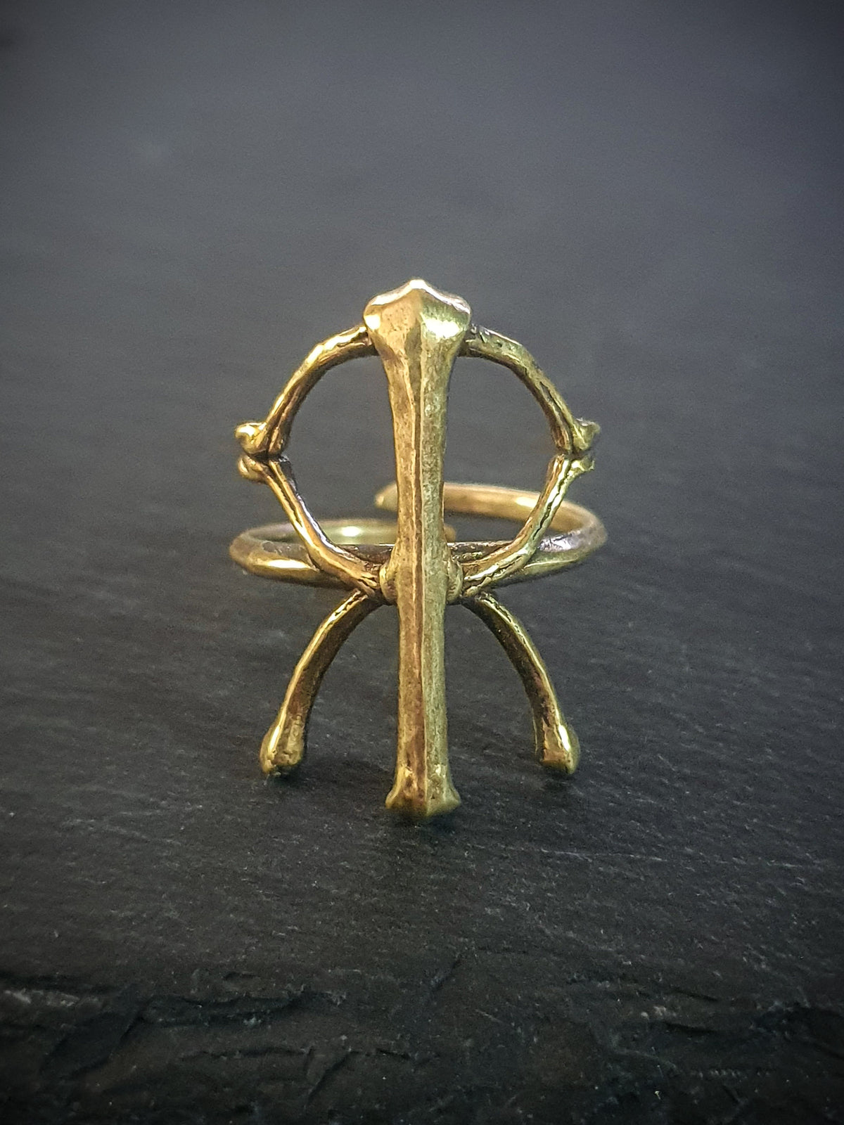 Rune Ring | Viking COURAGE Bindrune Symbol