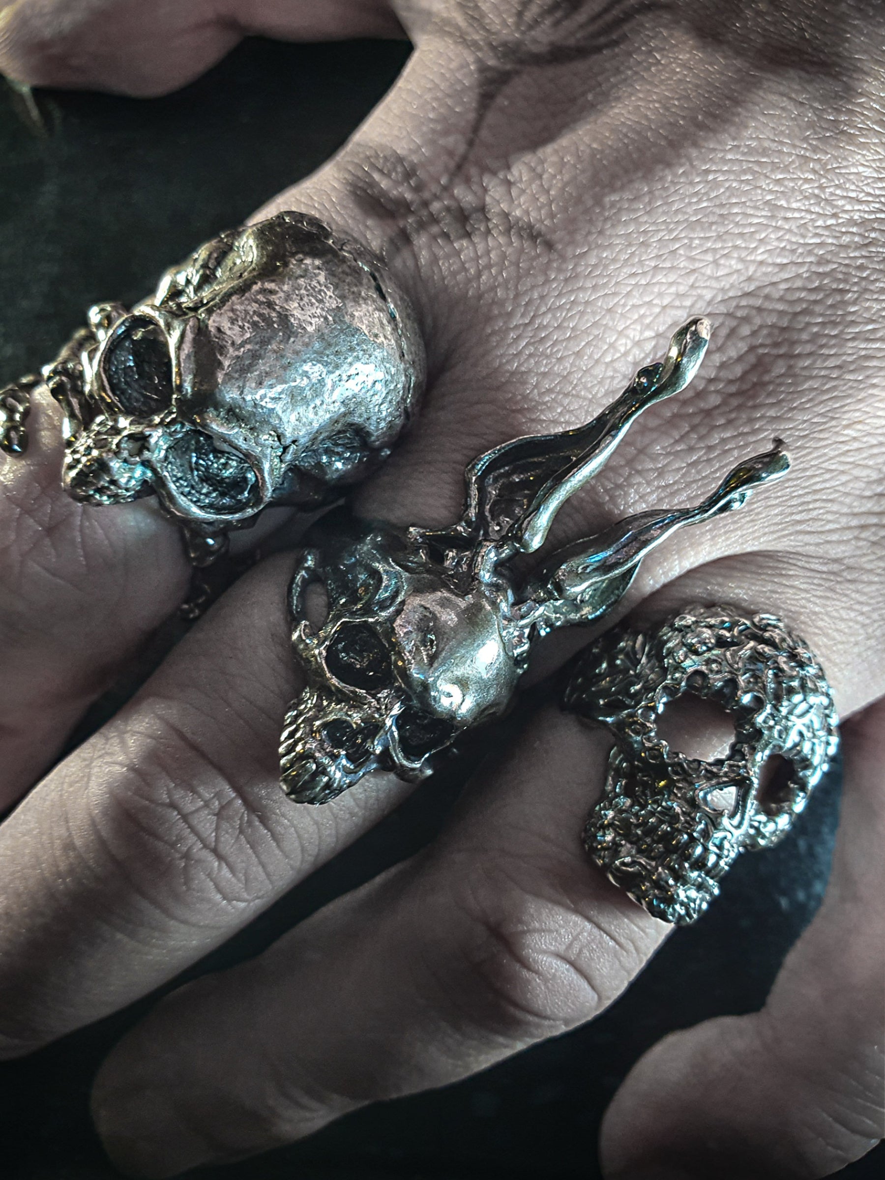 Skull Ring | Playboy Bunny Skull Ring