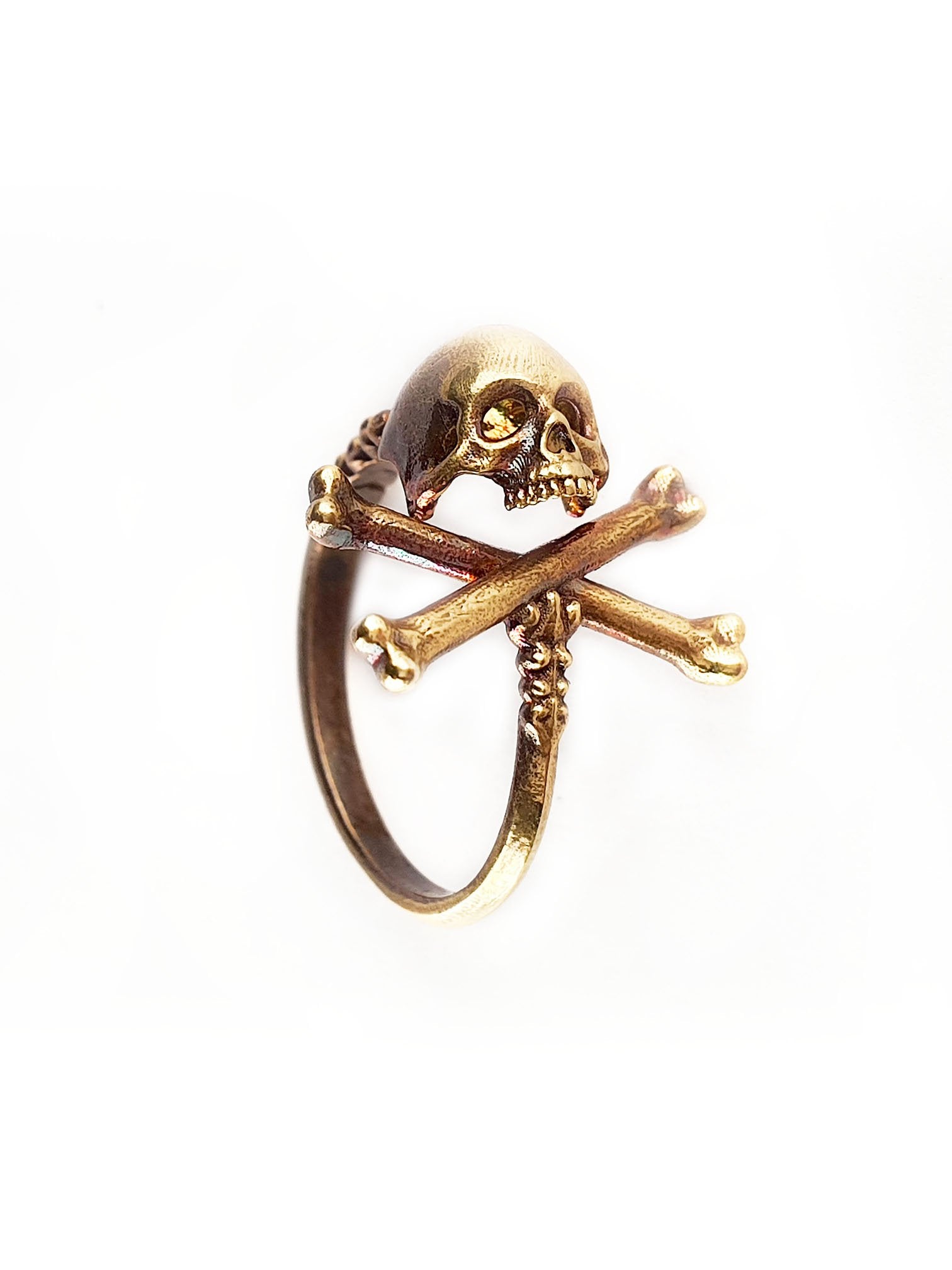 Skull Ring | Dainty CrossBones