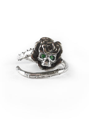 Skull Ring | Dainty Rose Skull