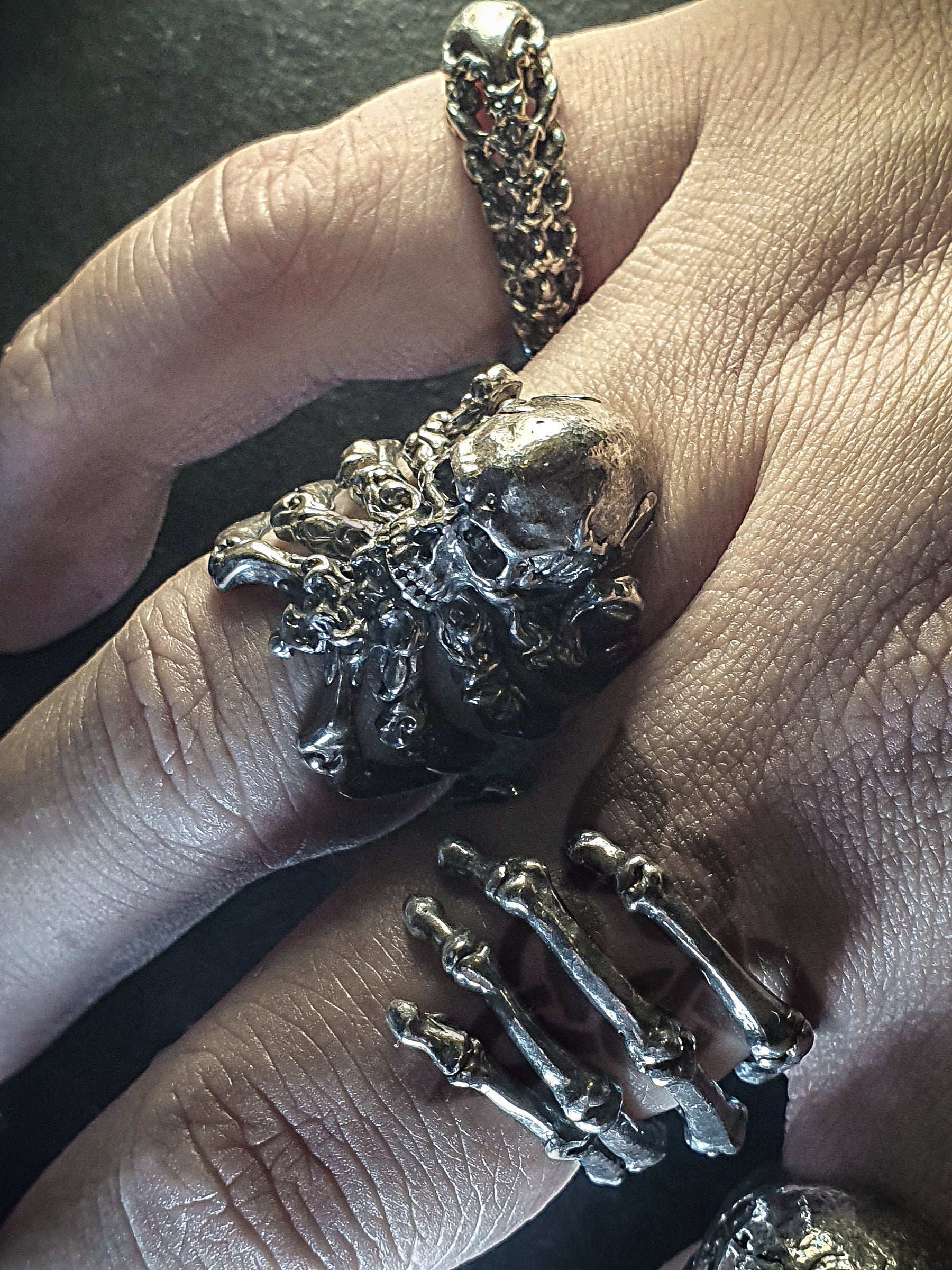 Skull Ring | Decorative Ribcage Skull