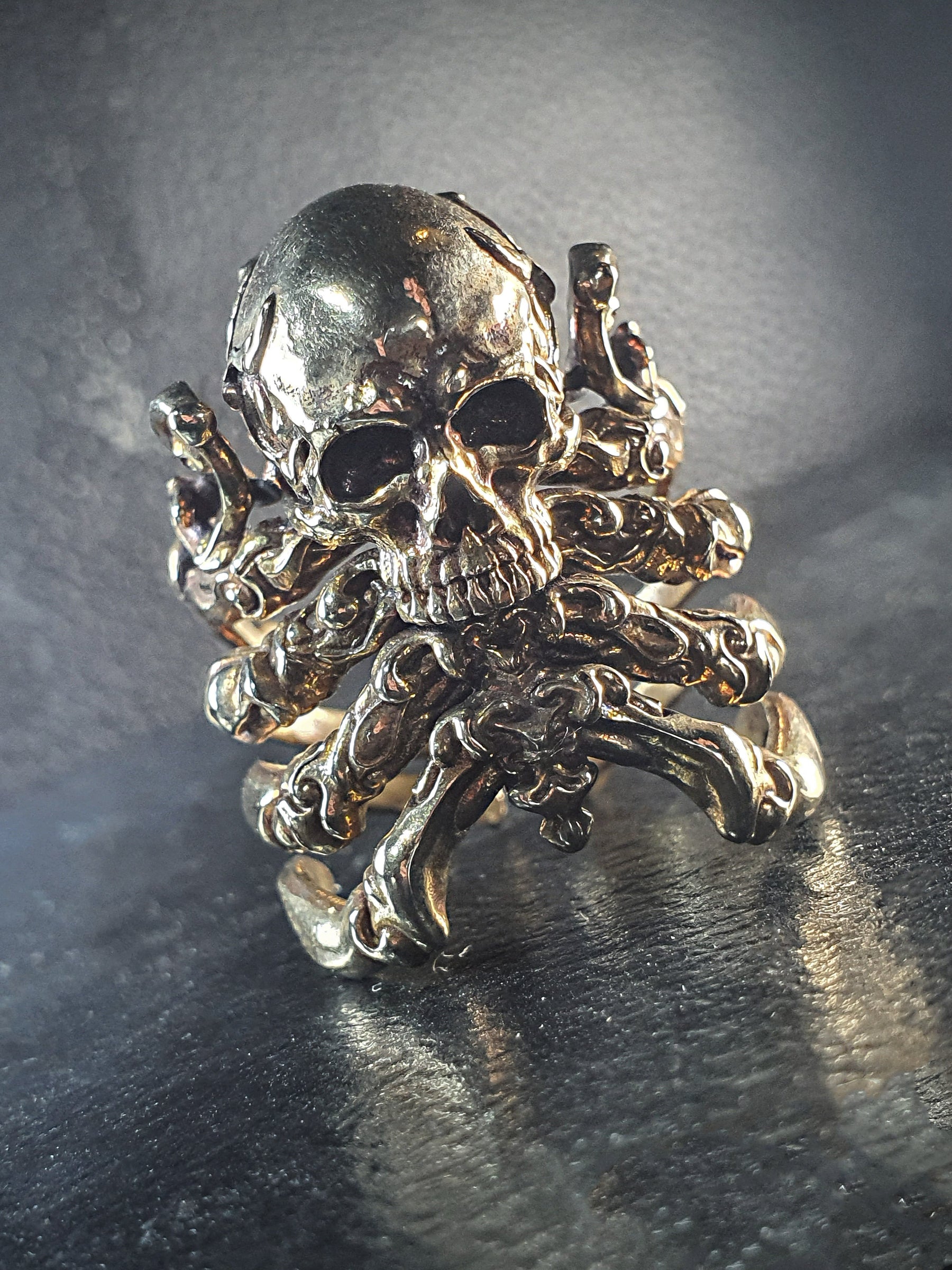 Skull Ring | Decorative Ribcage Skull