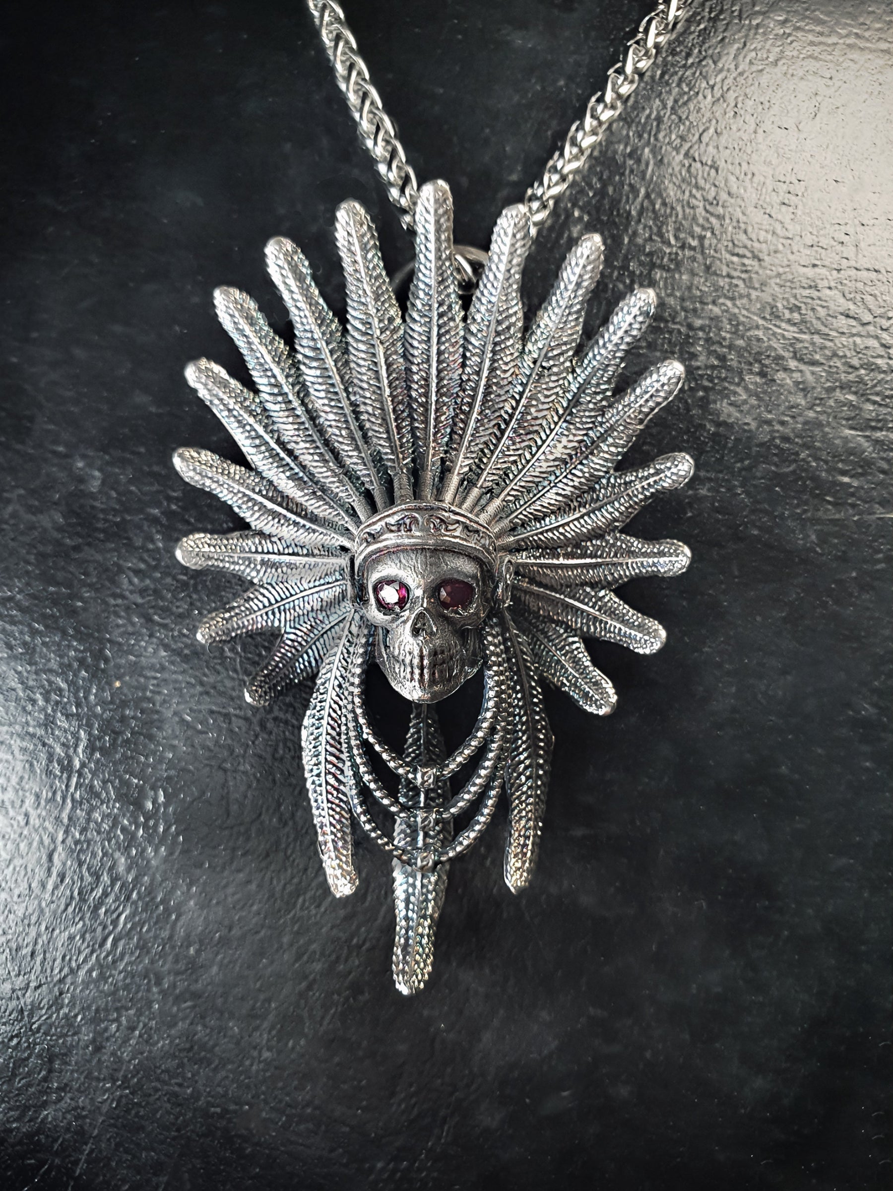 Skull Pendant | Indian Chief