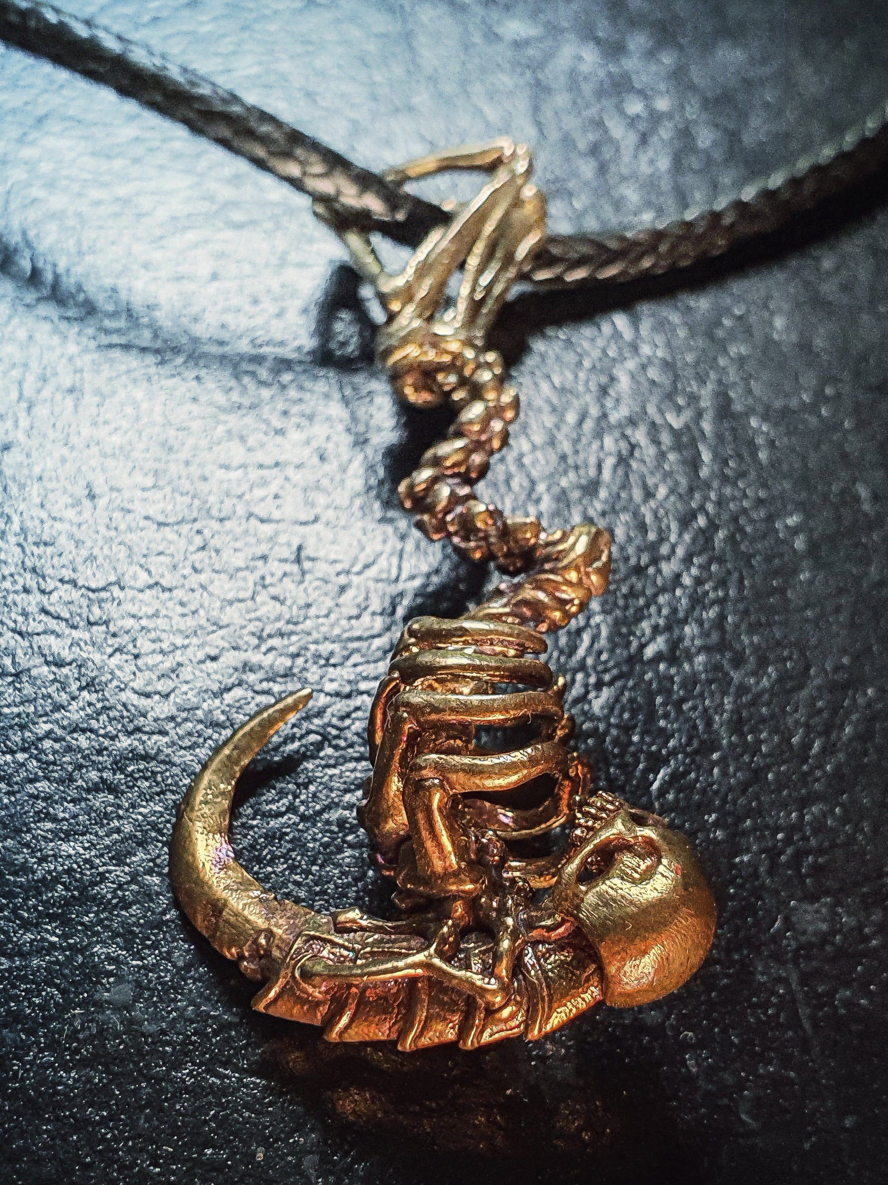 Skull Pendant | Grim Reaper's Scythe