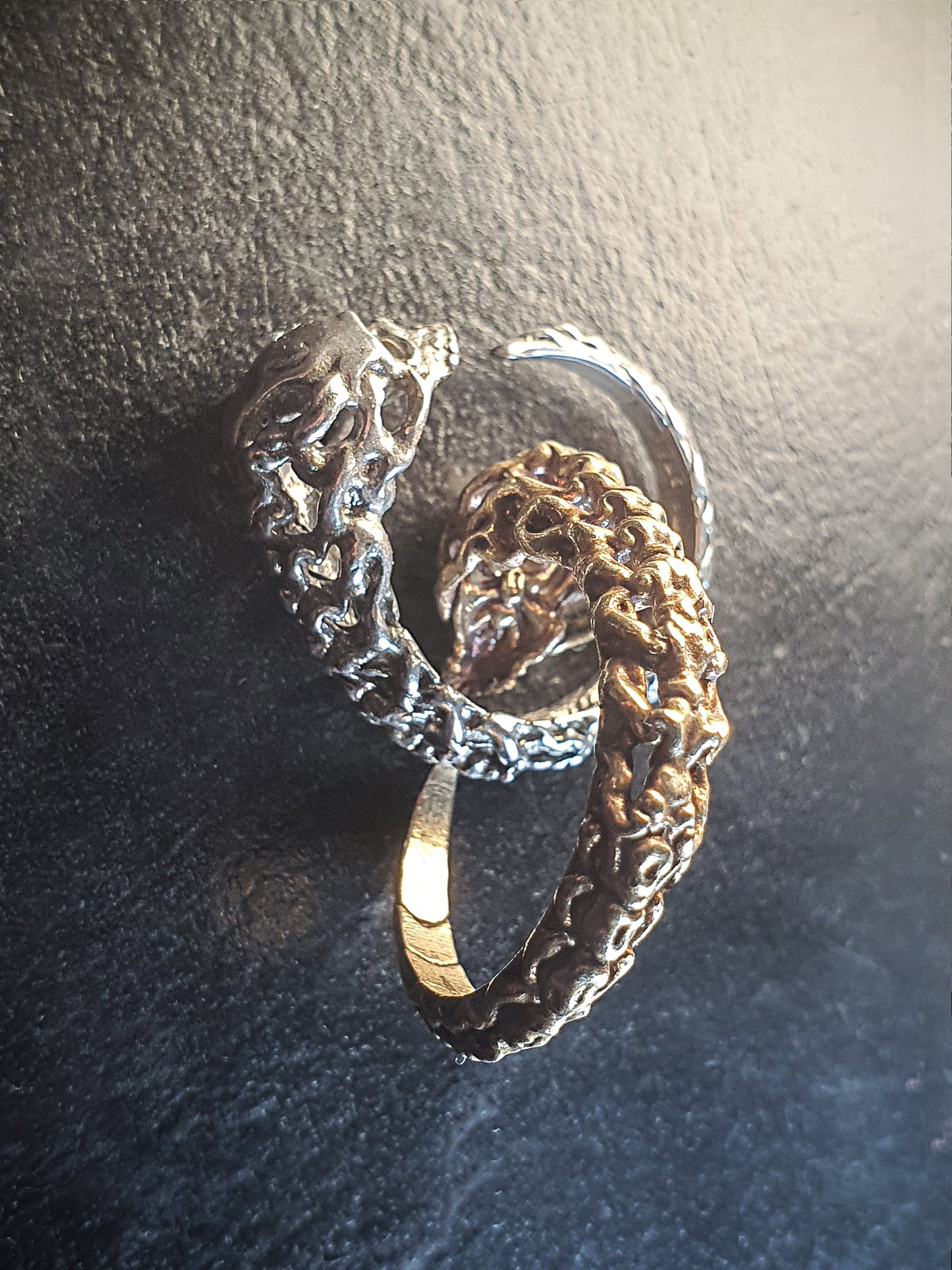 Skull Ring | Tail biting