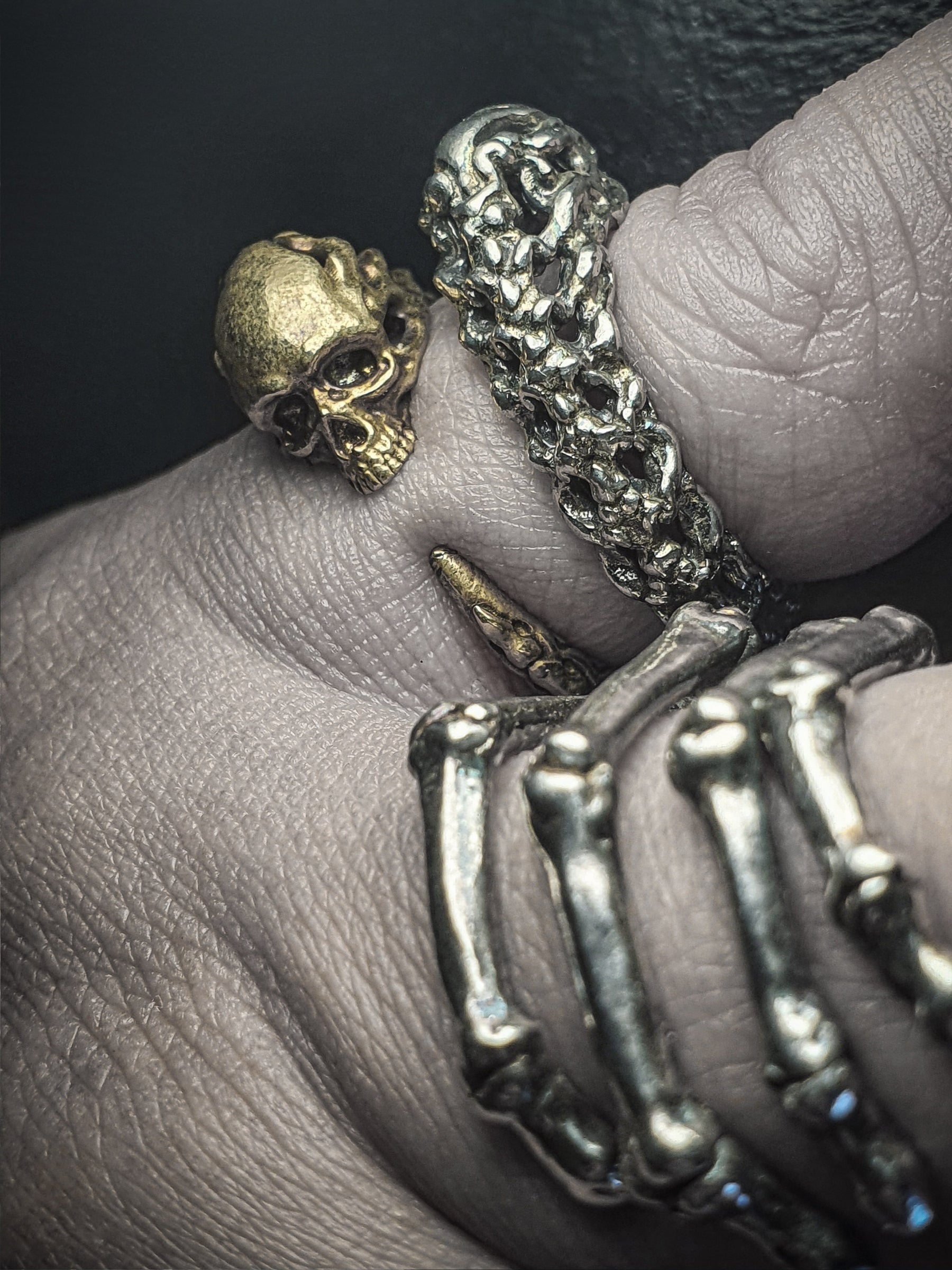 Skull Ring | Tail biting