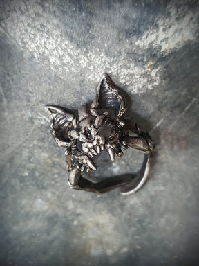 Skull Ring | Vampire Bat