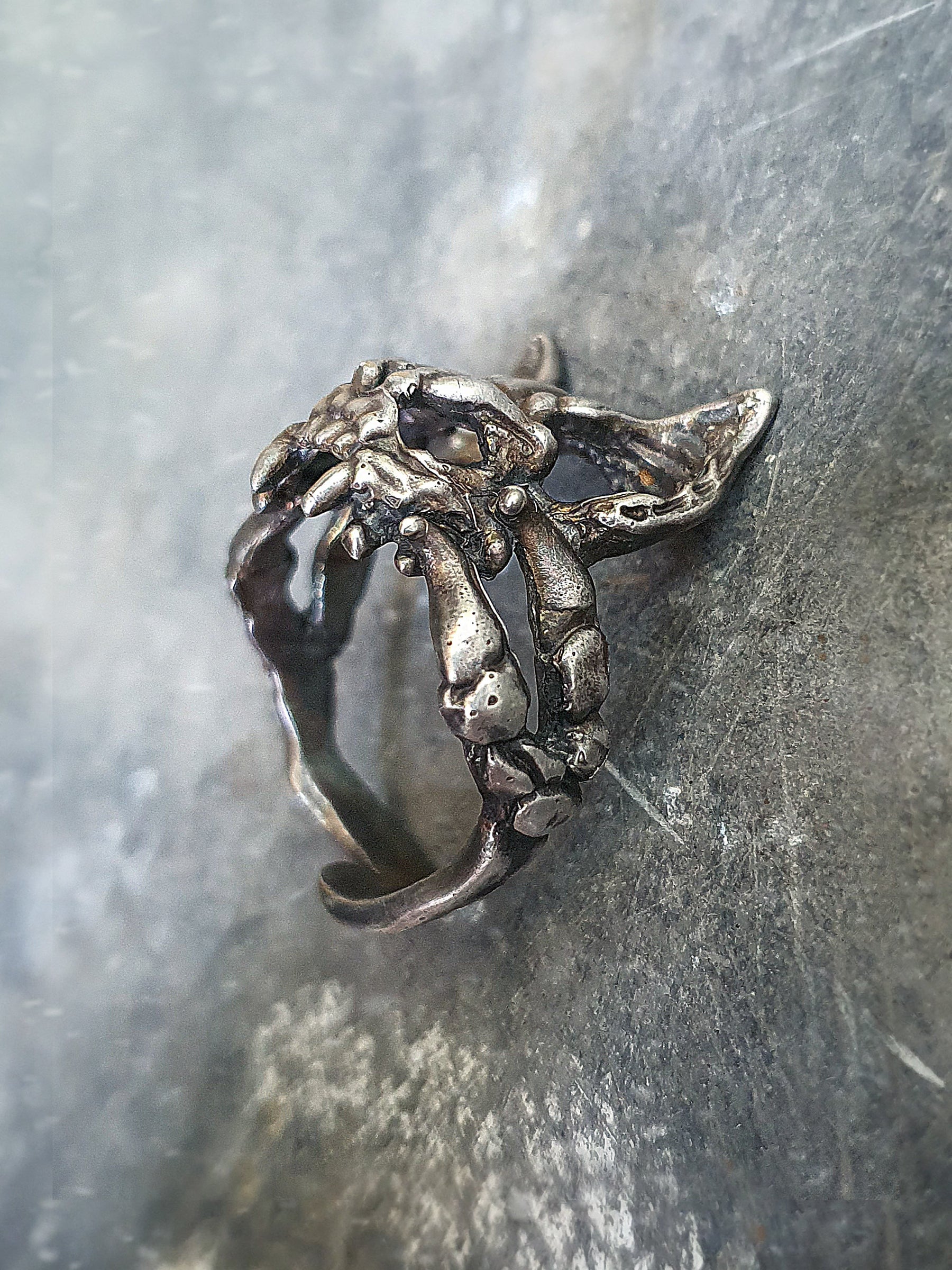 Skull Ring | Vampire Bat