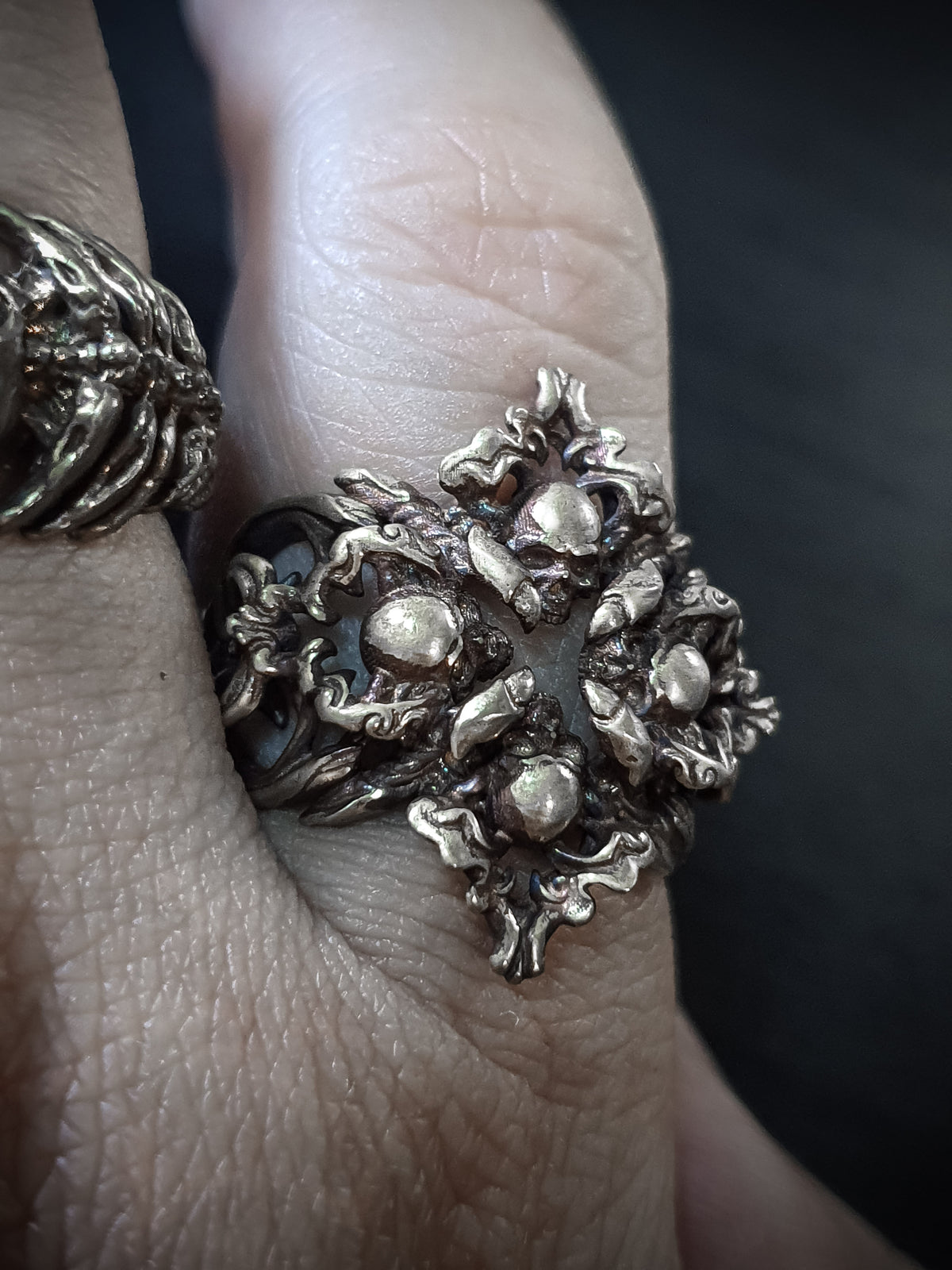 Skull Ring | Vampire Princess Gothic Floral