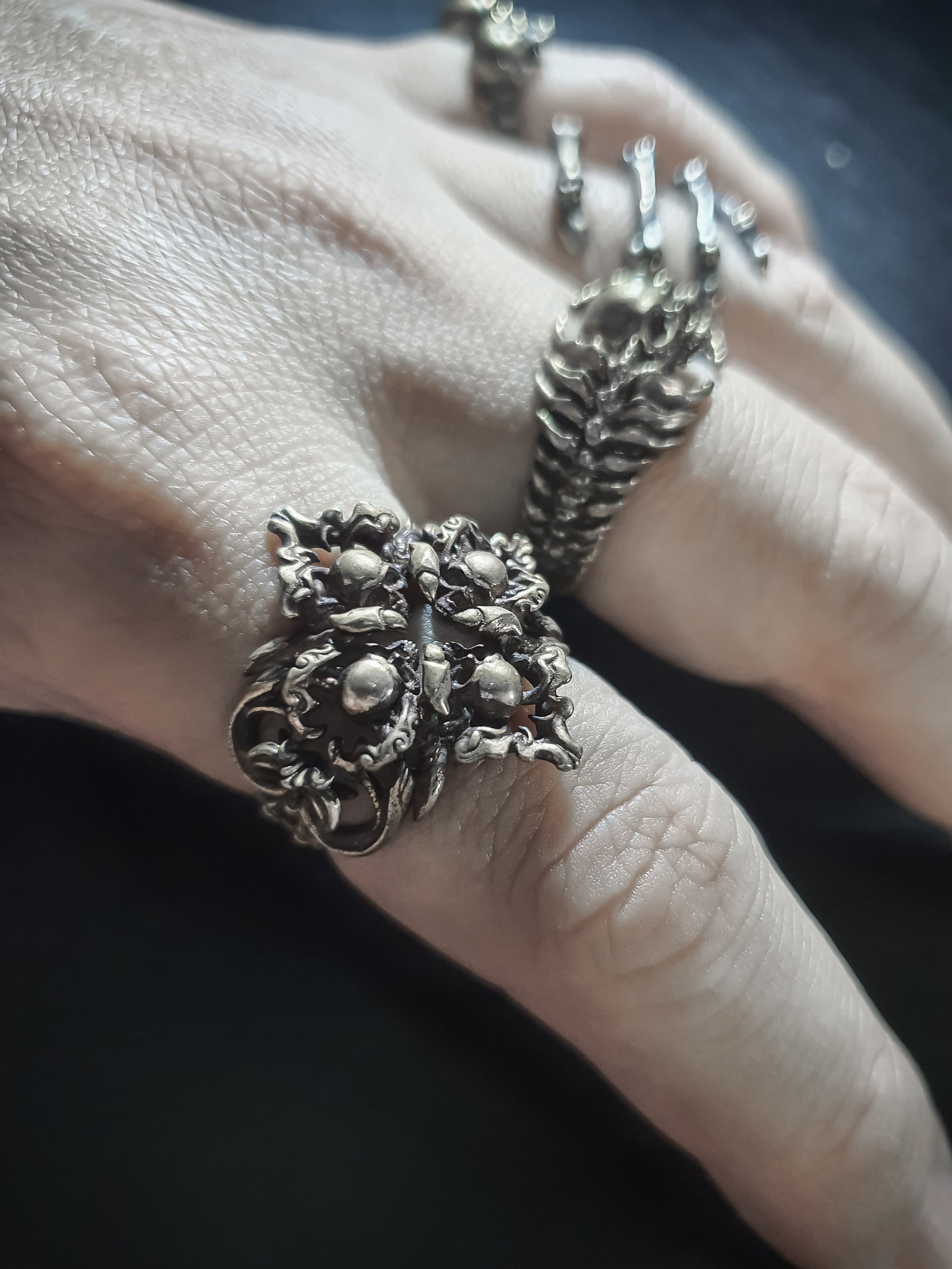 Skull Ring | Vampire Princess Gothic Floral