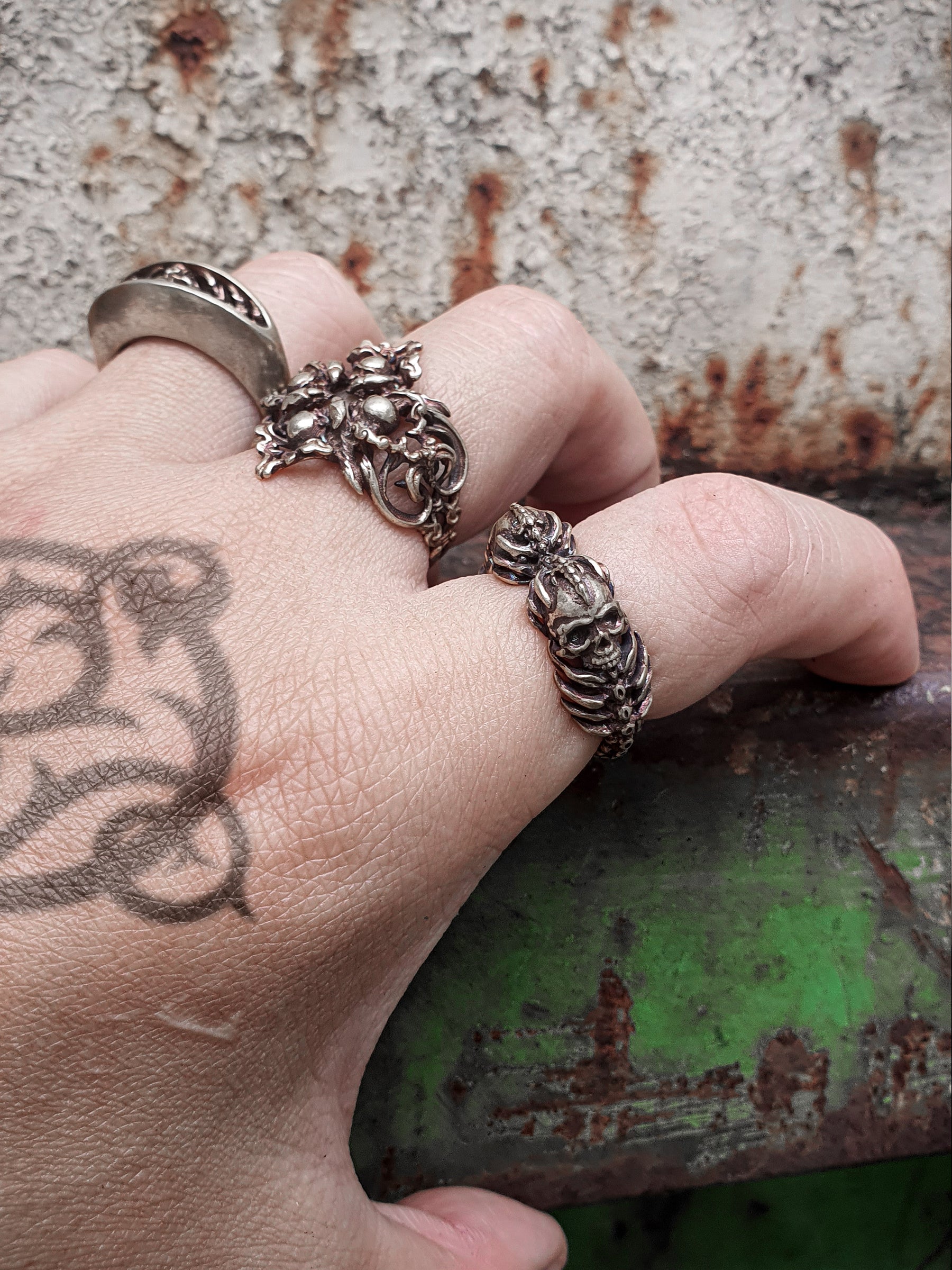 Skull Ring | Vampire Princess Gothic Floral