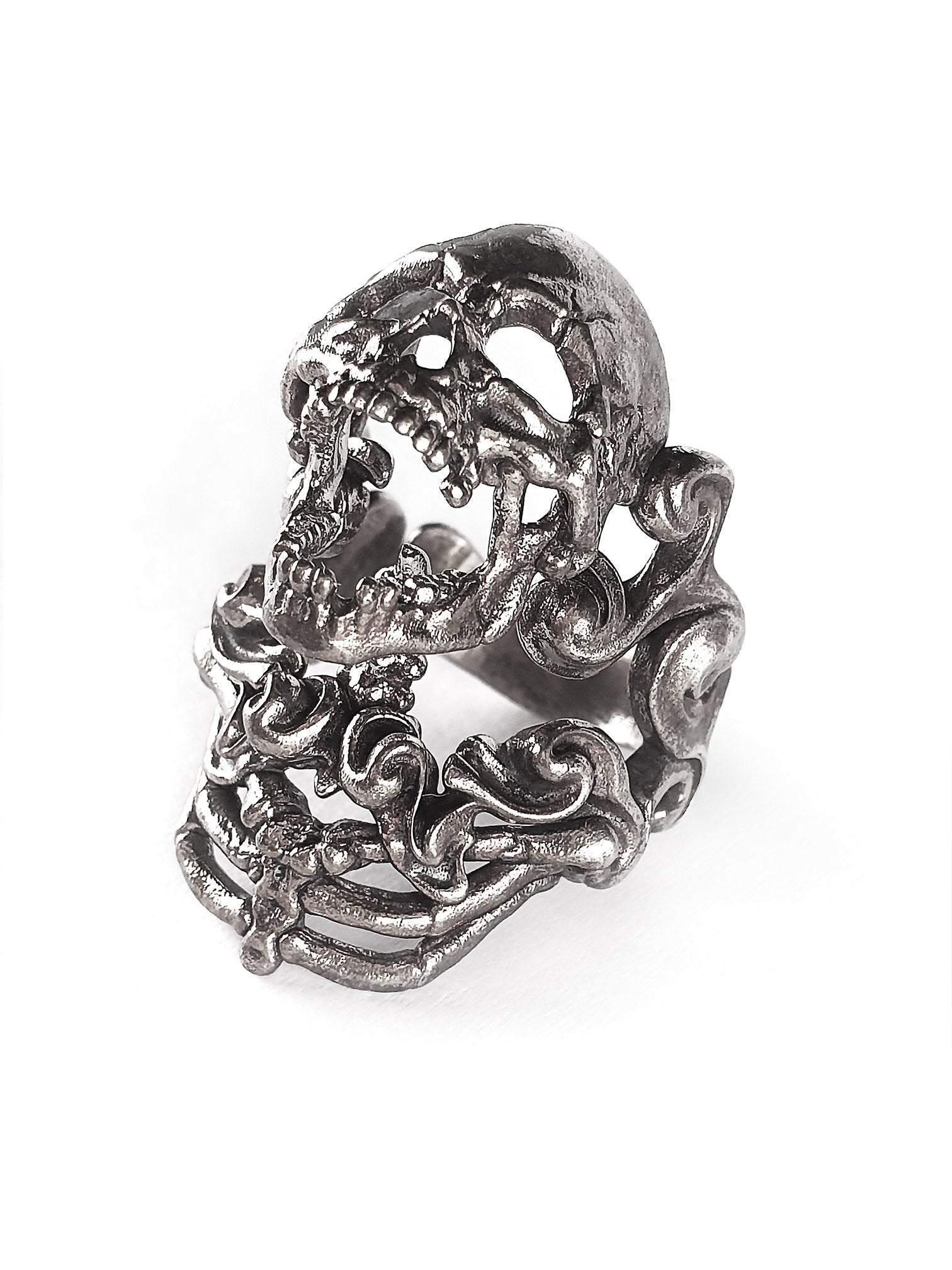 Skull Ring | Water Spectral