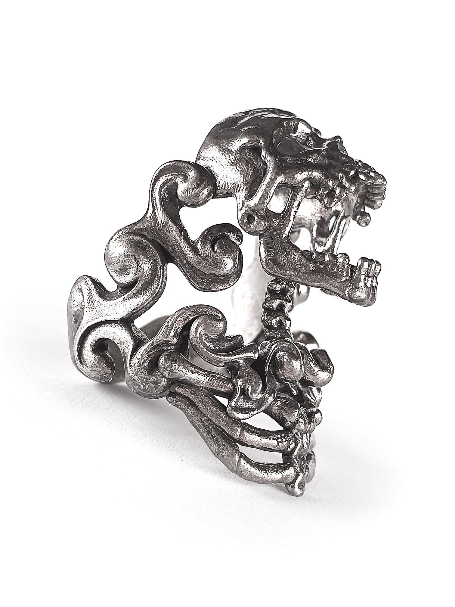 Skull Ring | Water Spectral