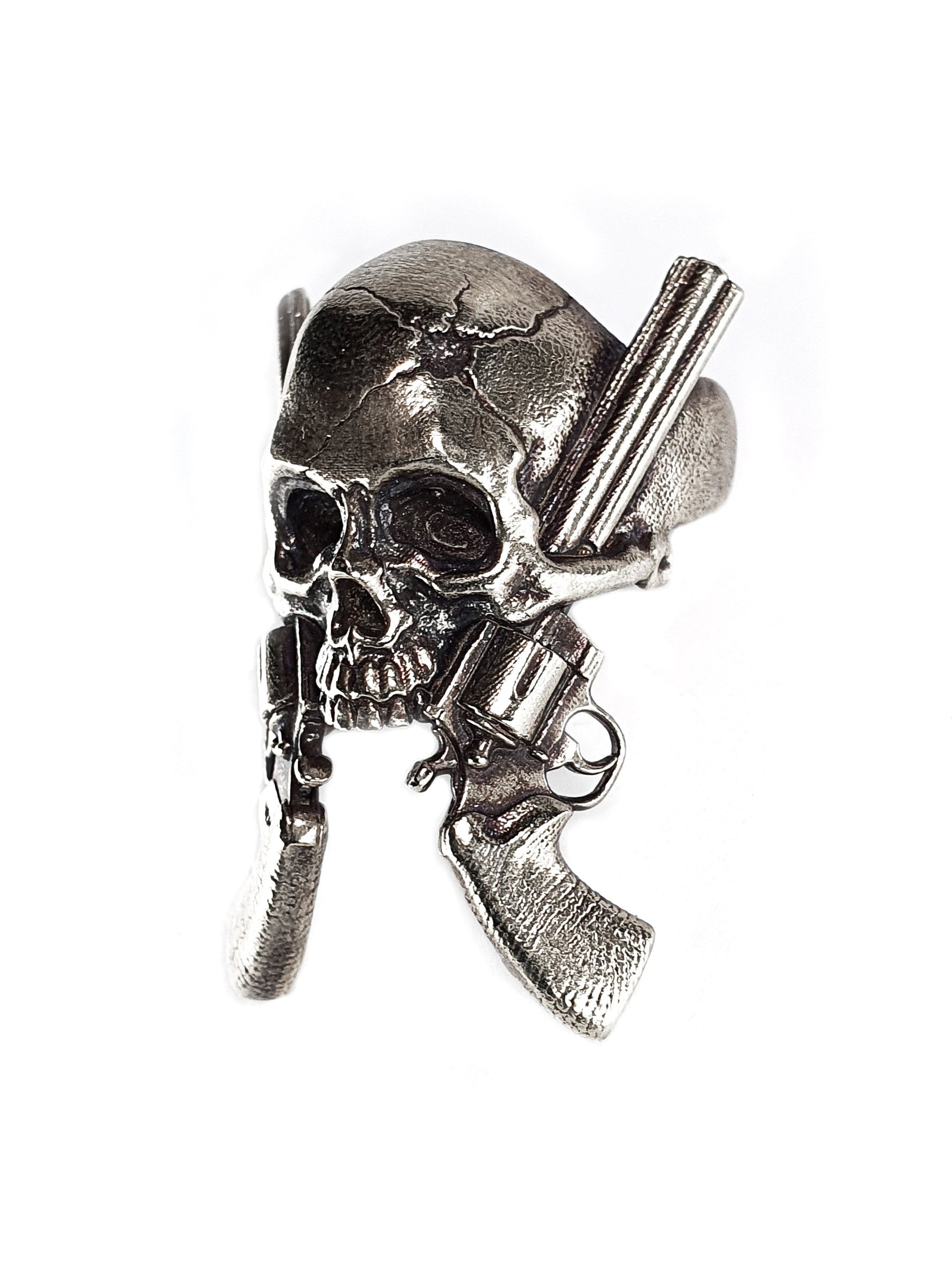 Skull Ring | Colt Revolver Gunslinger
