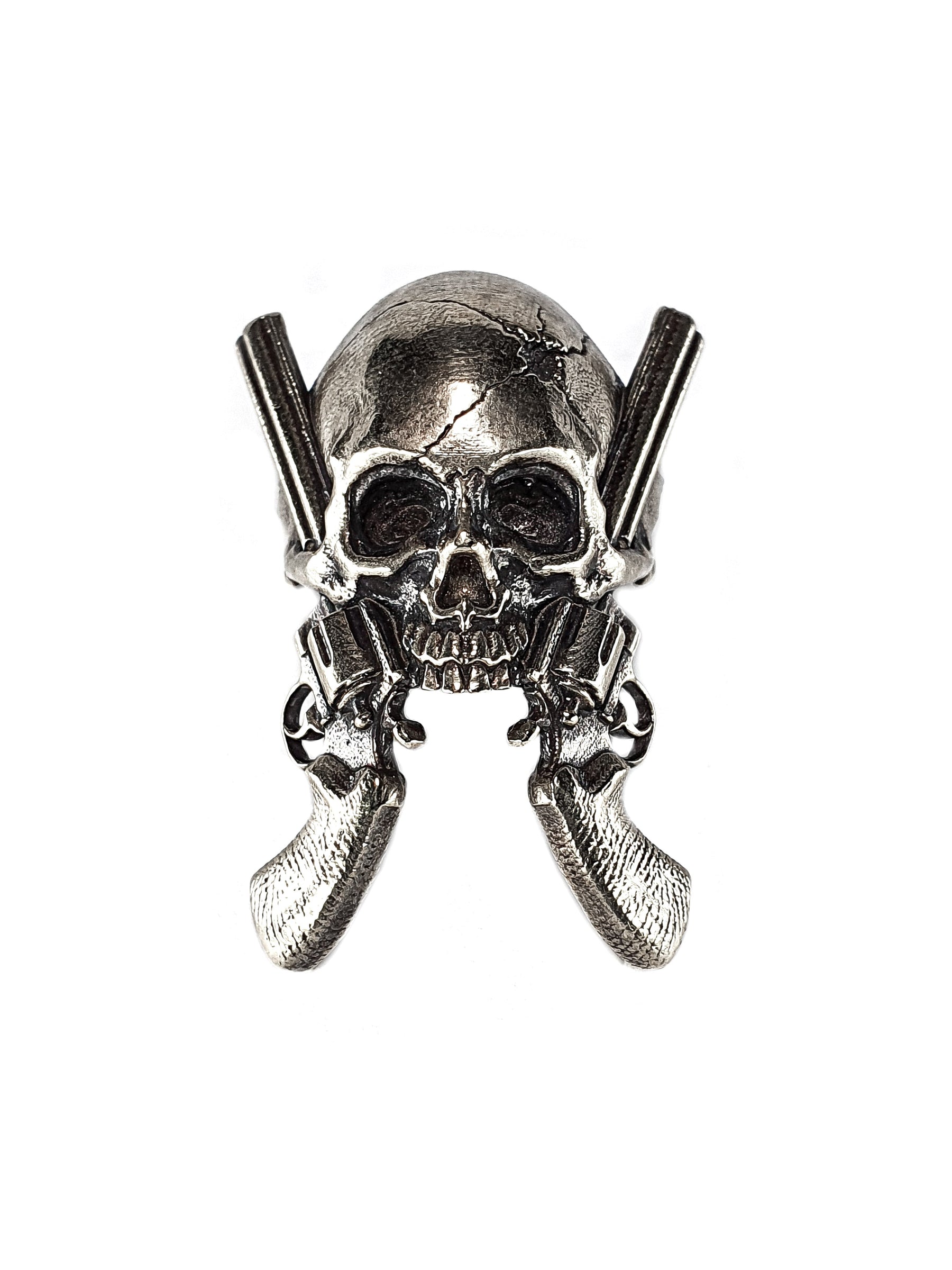 Skull Ring | Colt Revolver Gunslinger