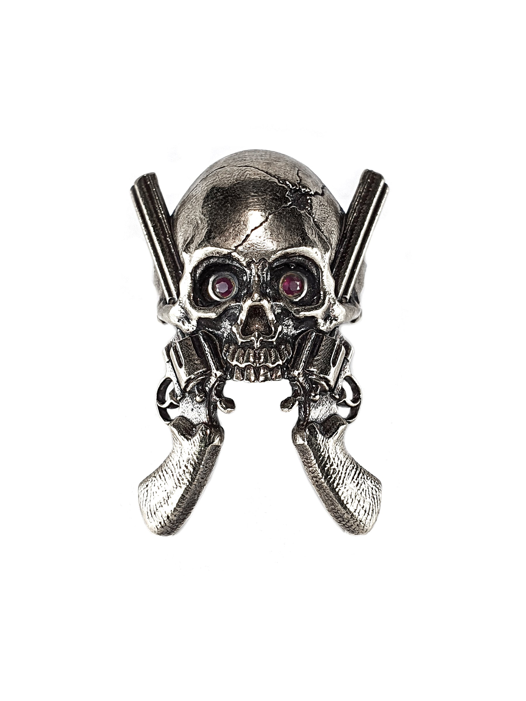 Skull Ring | Colt Revolver Gunslinger